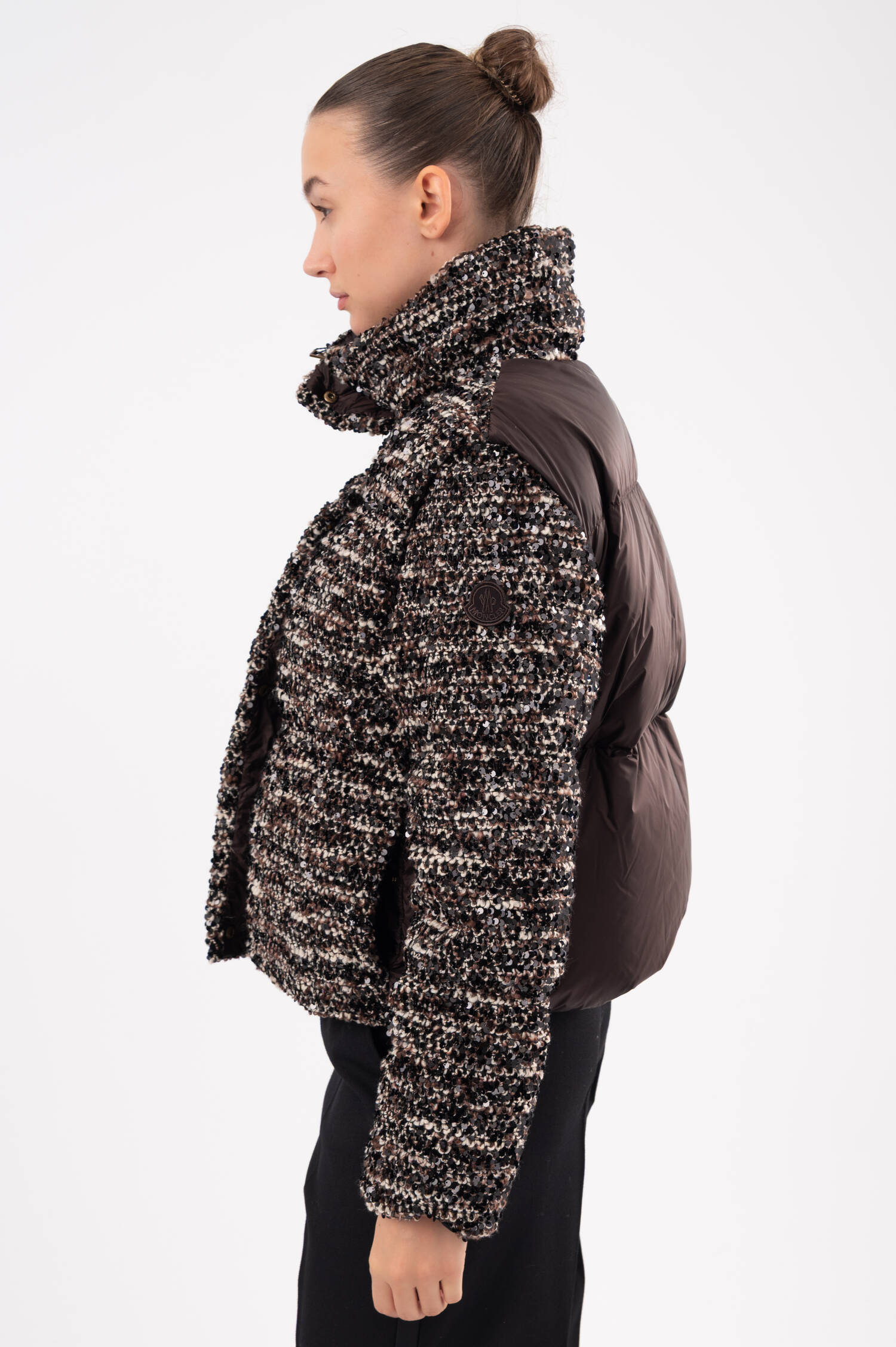 Daunenjacke POETIQUE in Schwarz/Braun Daunenjacke POETIQUE in Schwarz/Braun