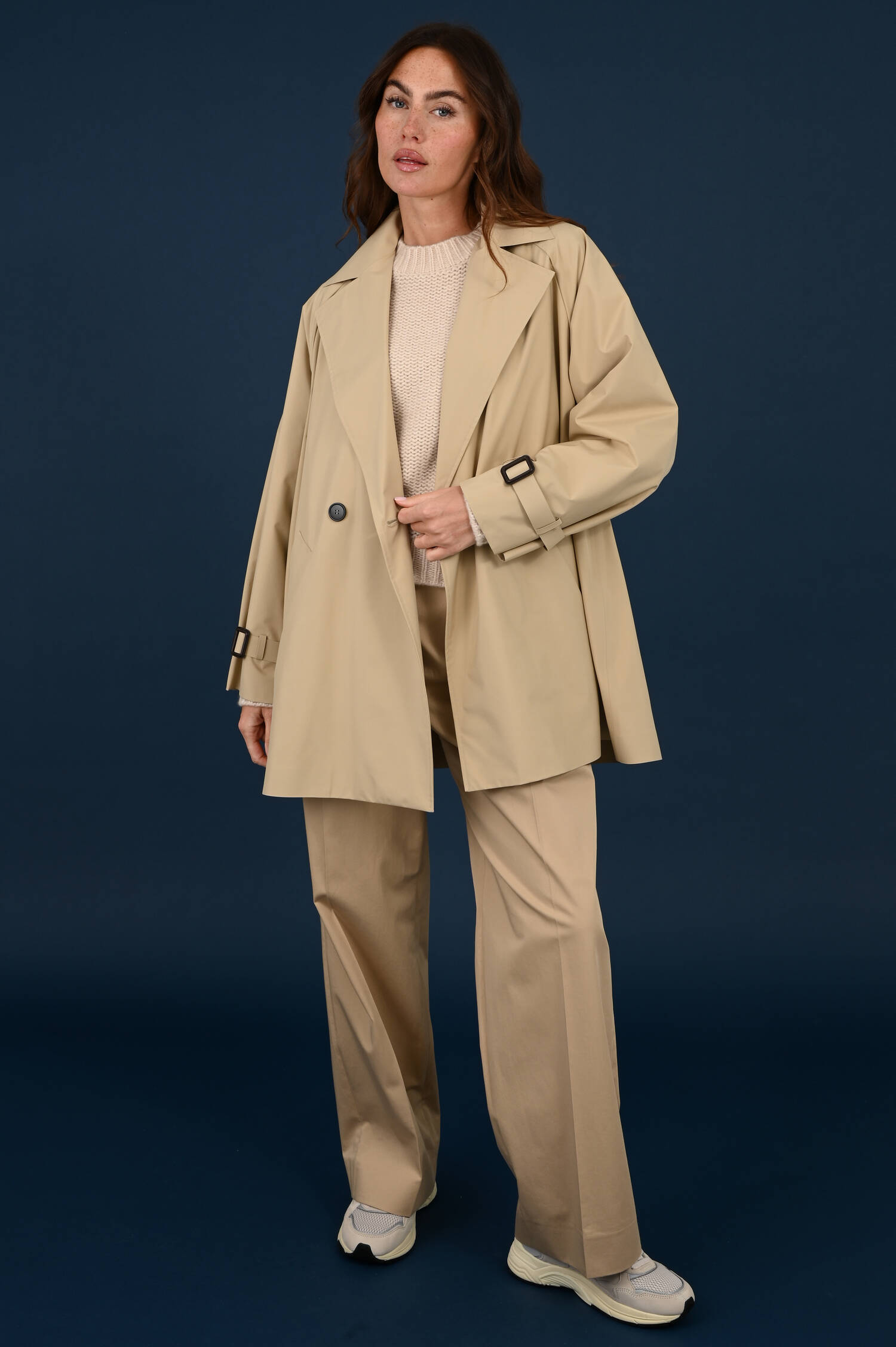 Regenmantel OVATTA in Beige