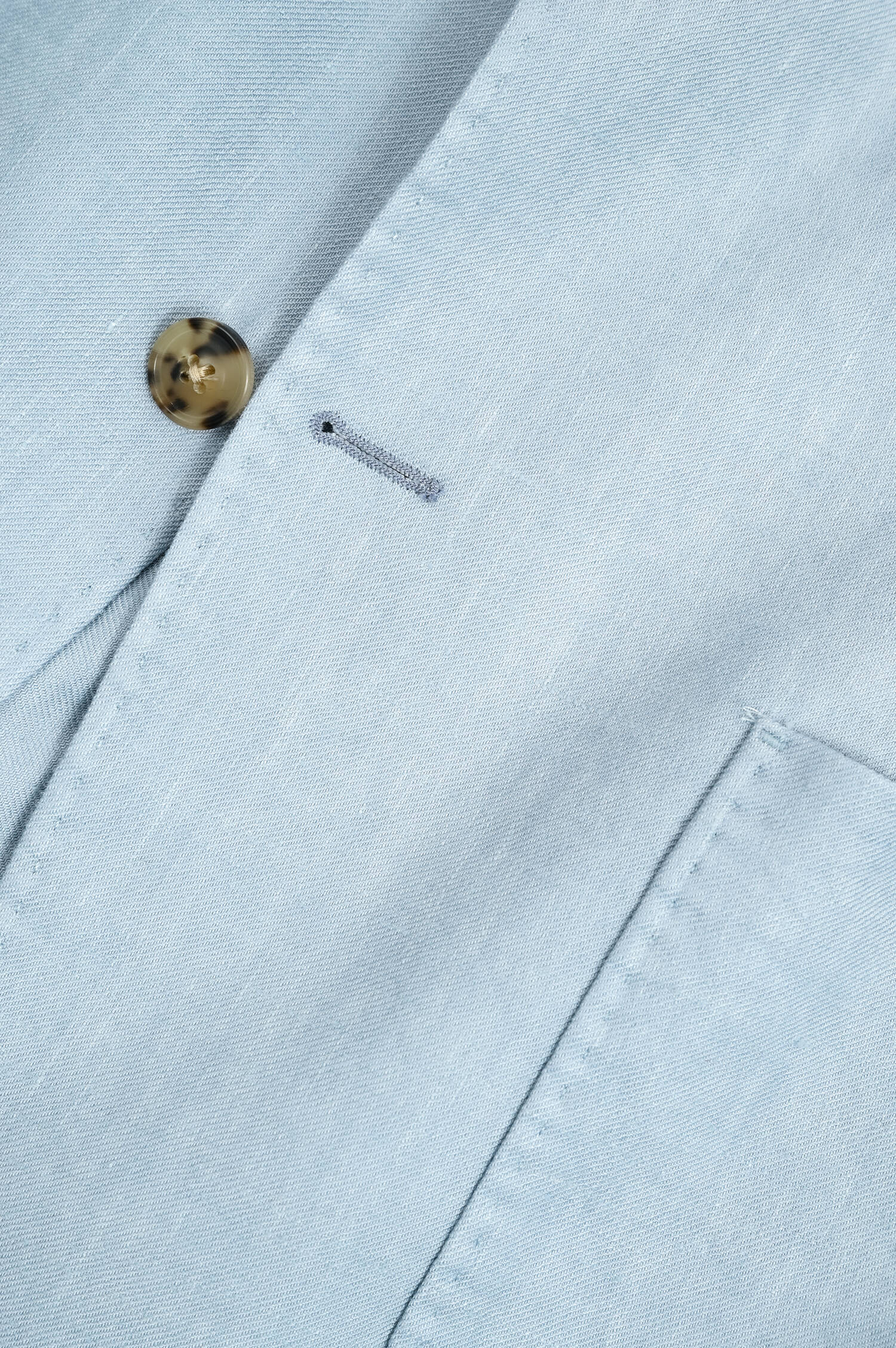 Sakko aus Leinen-Mix in Hellblau Sakko aus Leinen-Mix in Hellblau