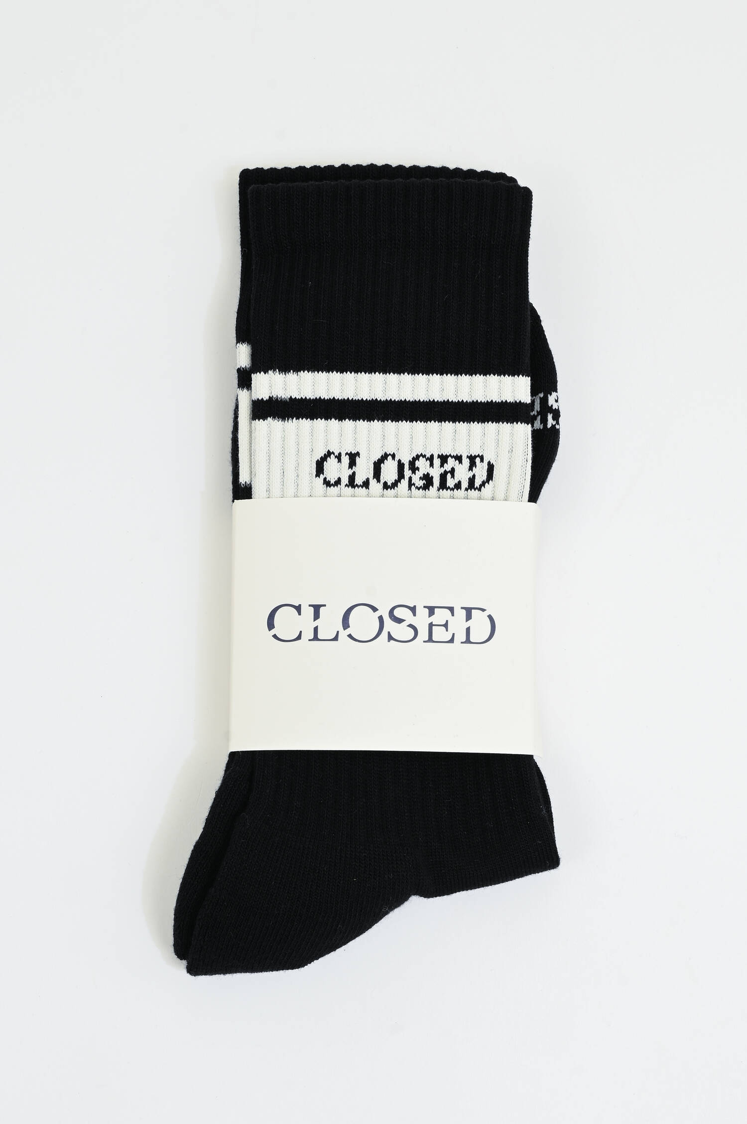 Socken aud Baumwoll-Mix in Schwarz/Weiß Socken aud Baumwoll-Mix in Schwarz/Weiß