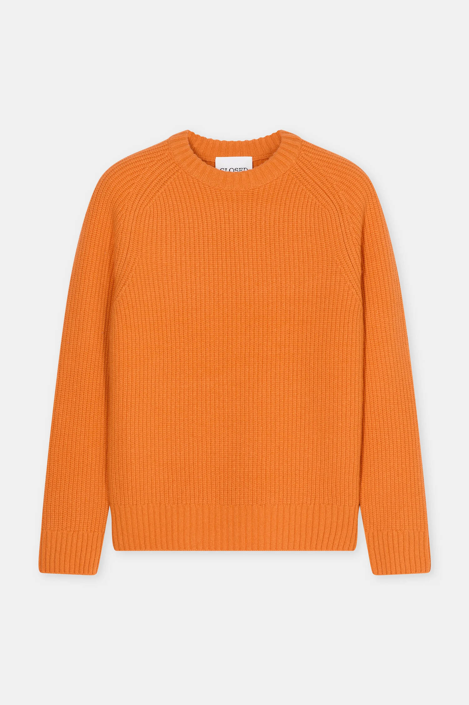 Wollpullover in Orange
