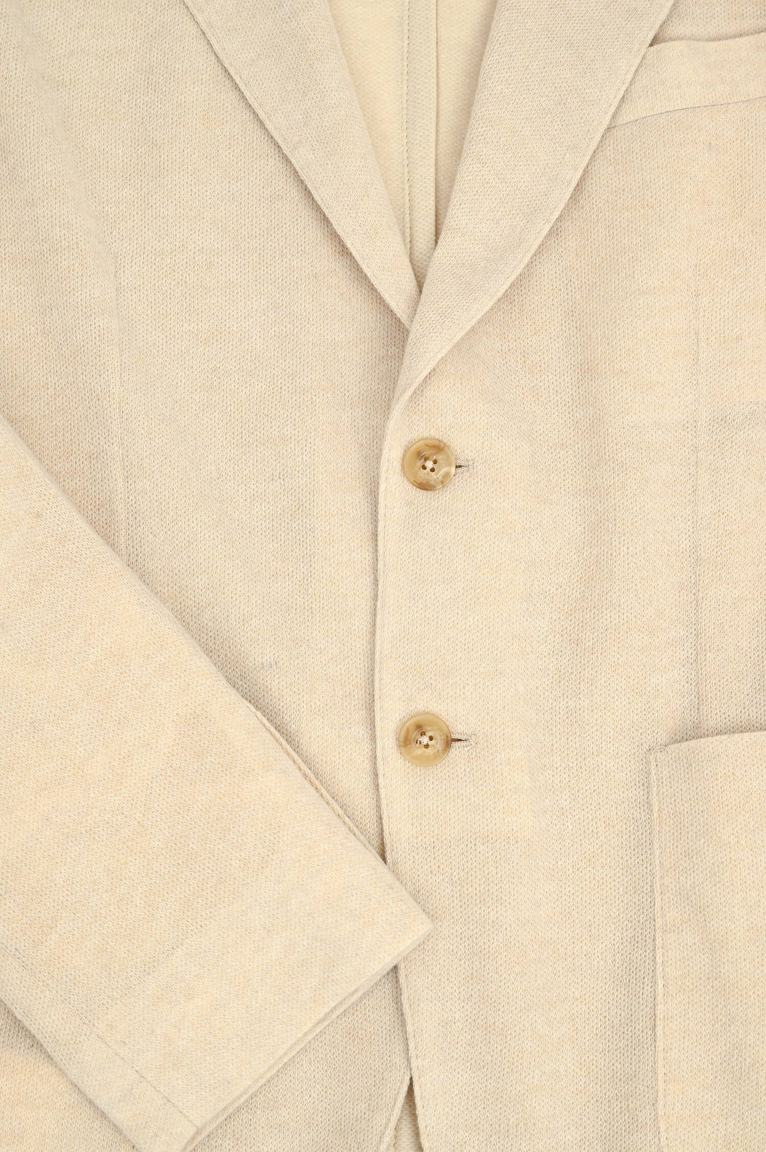 Sakko aus Woll-Cashmere-Mix in Creme