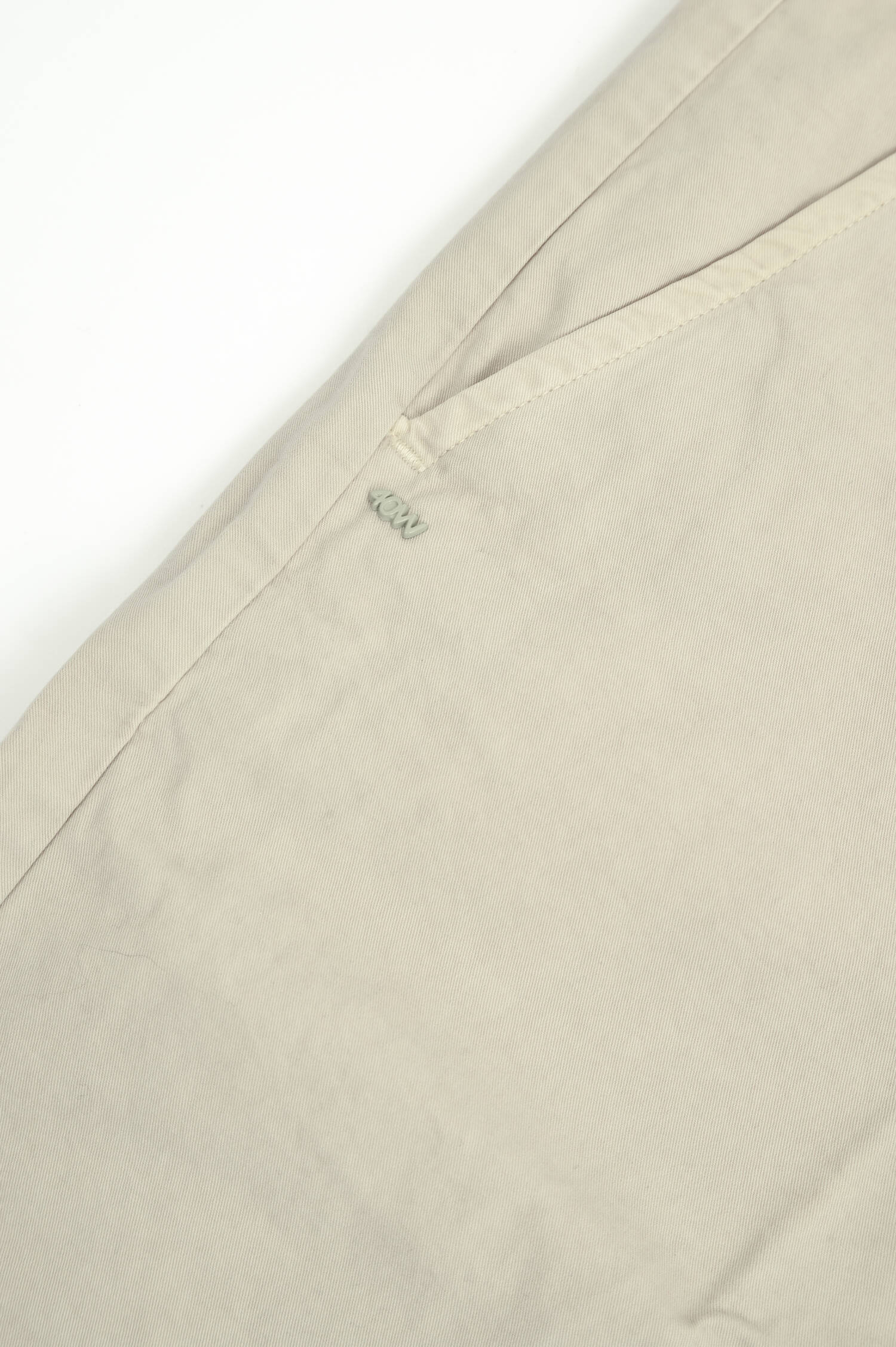 Baumwoll-Bermuda in Hellbeige