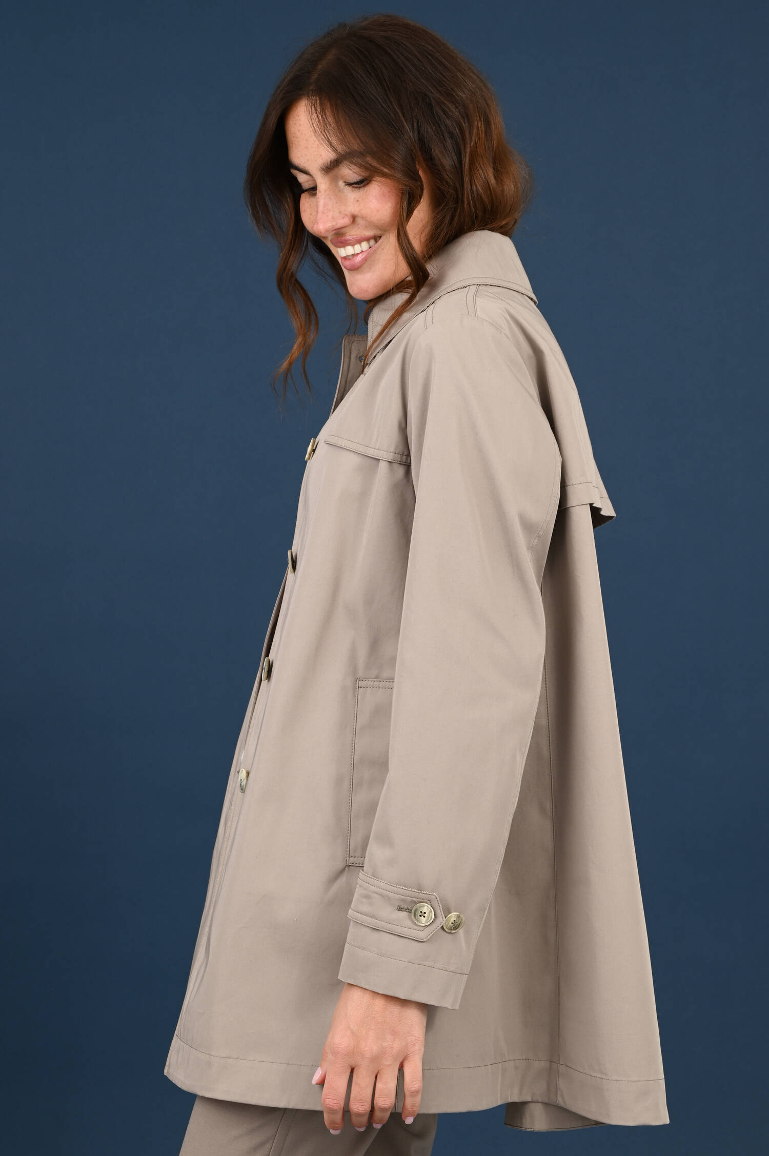 Trenchcoat MEDIO in Tortora Trenchcoat MEDIO in Tortora