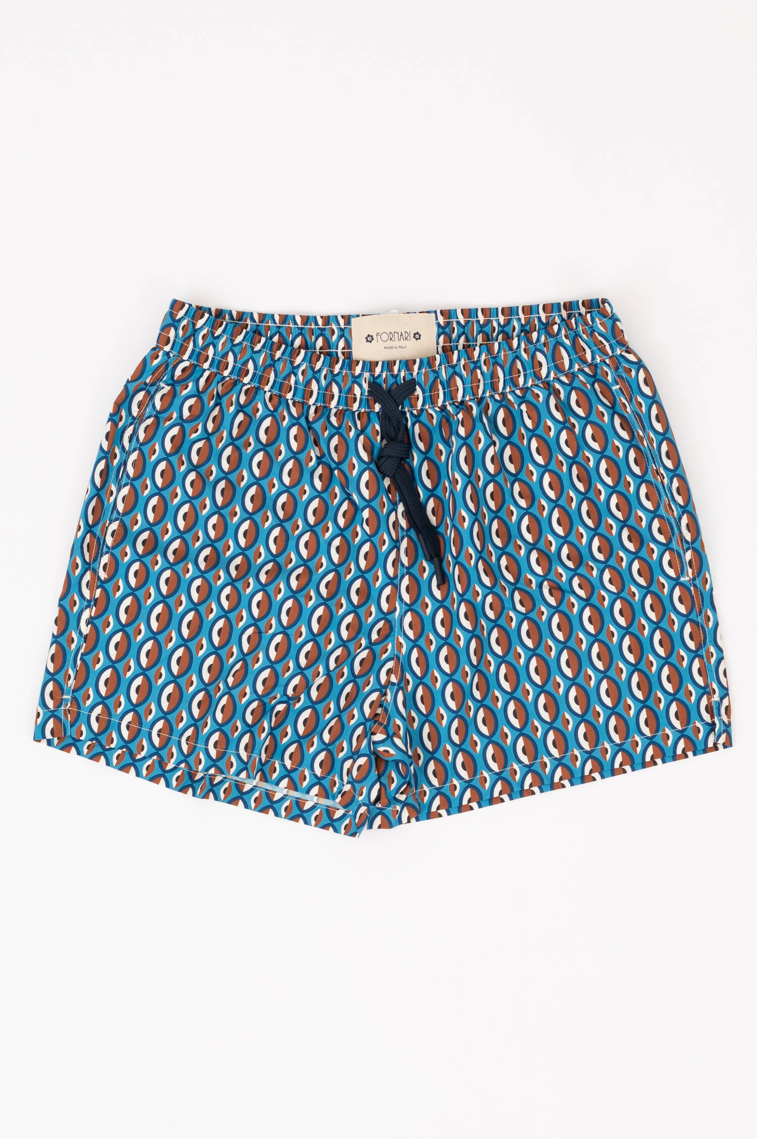 Badehose MANITOU in Blau/Braun
