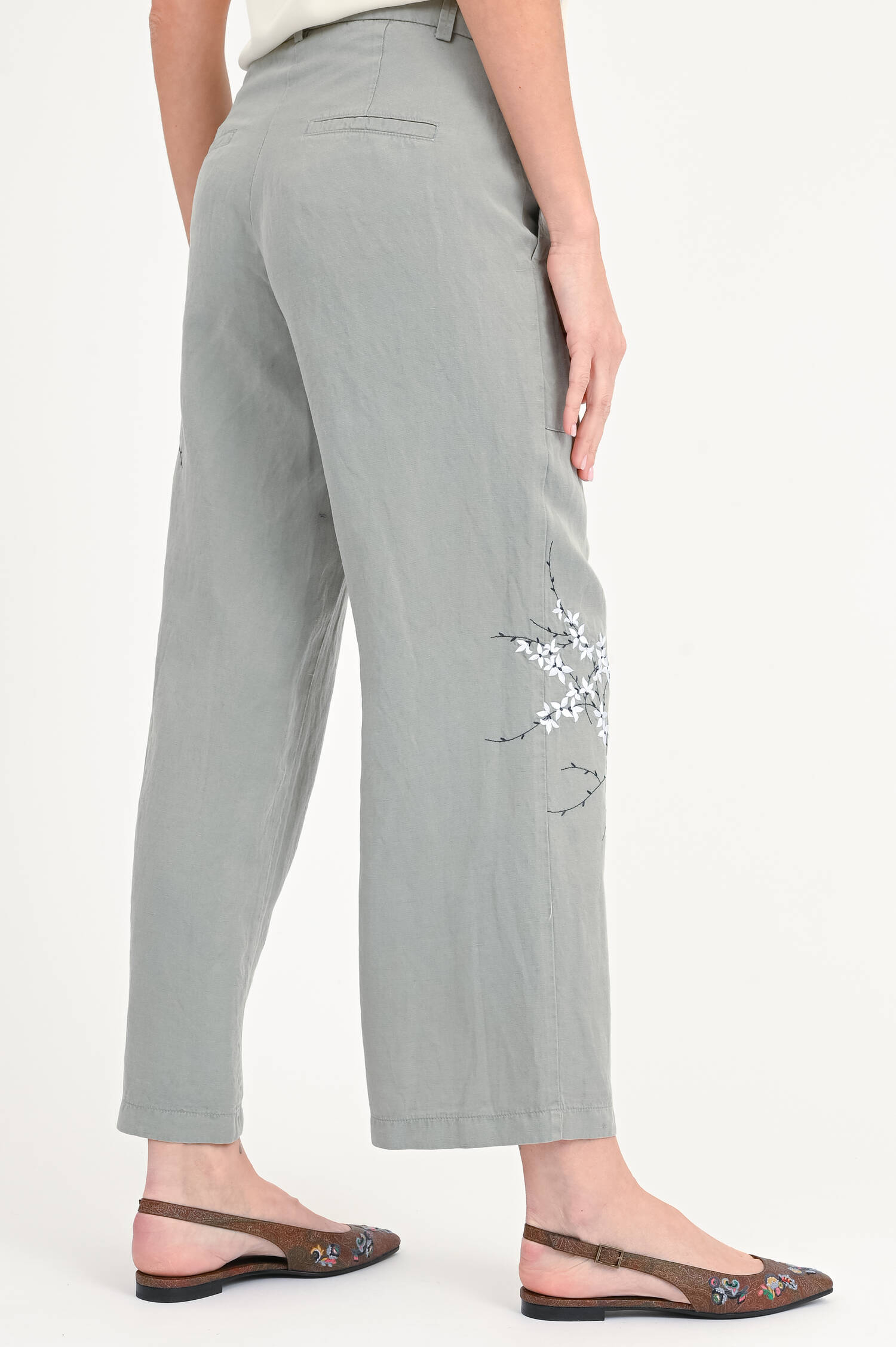 Hose CALEFORNIA im Utility-Look in Leaf