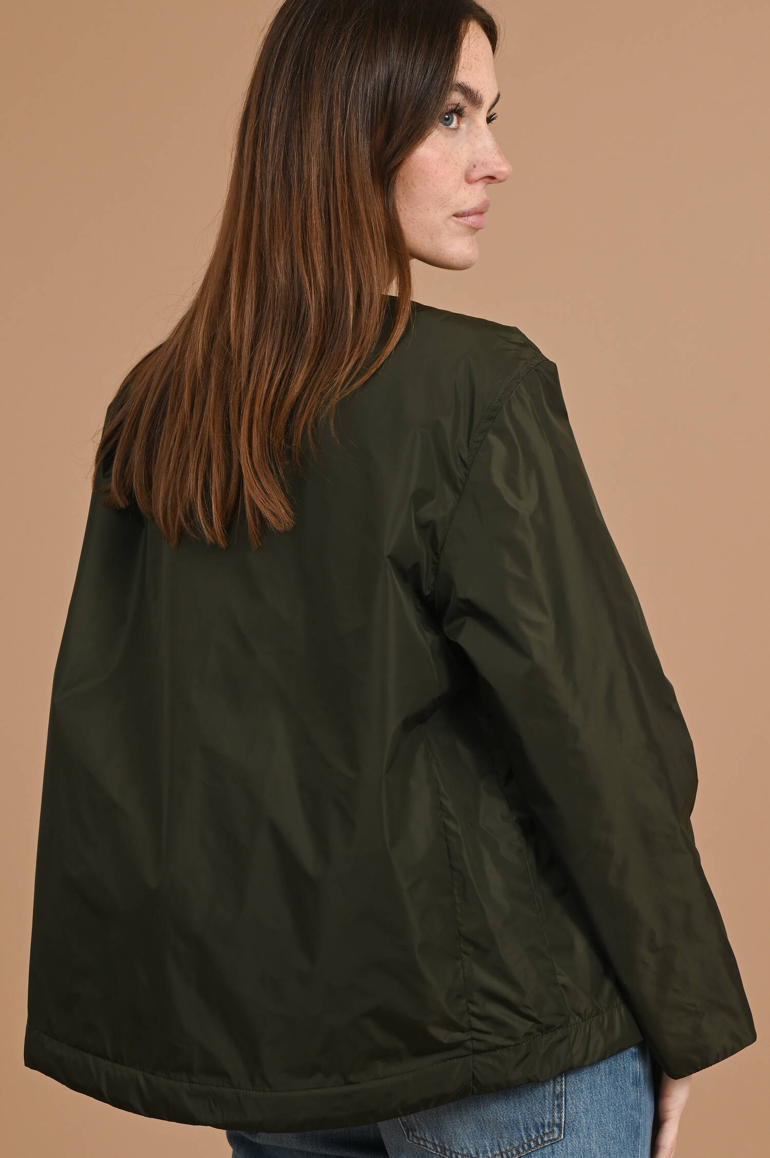 Bomberjacke AISHA in Snakegrün Bomberjacke AISHA in Snakegrün