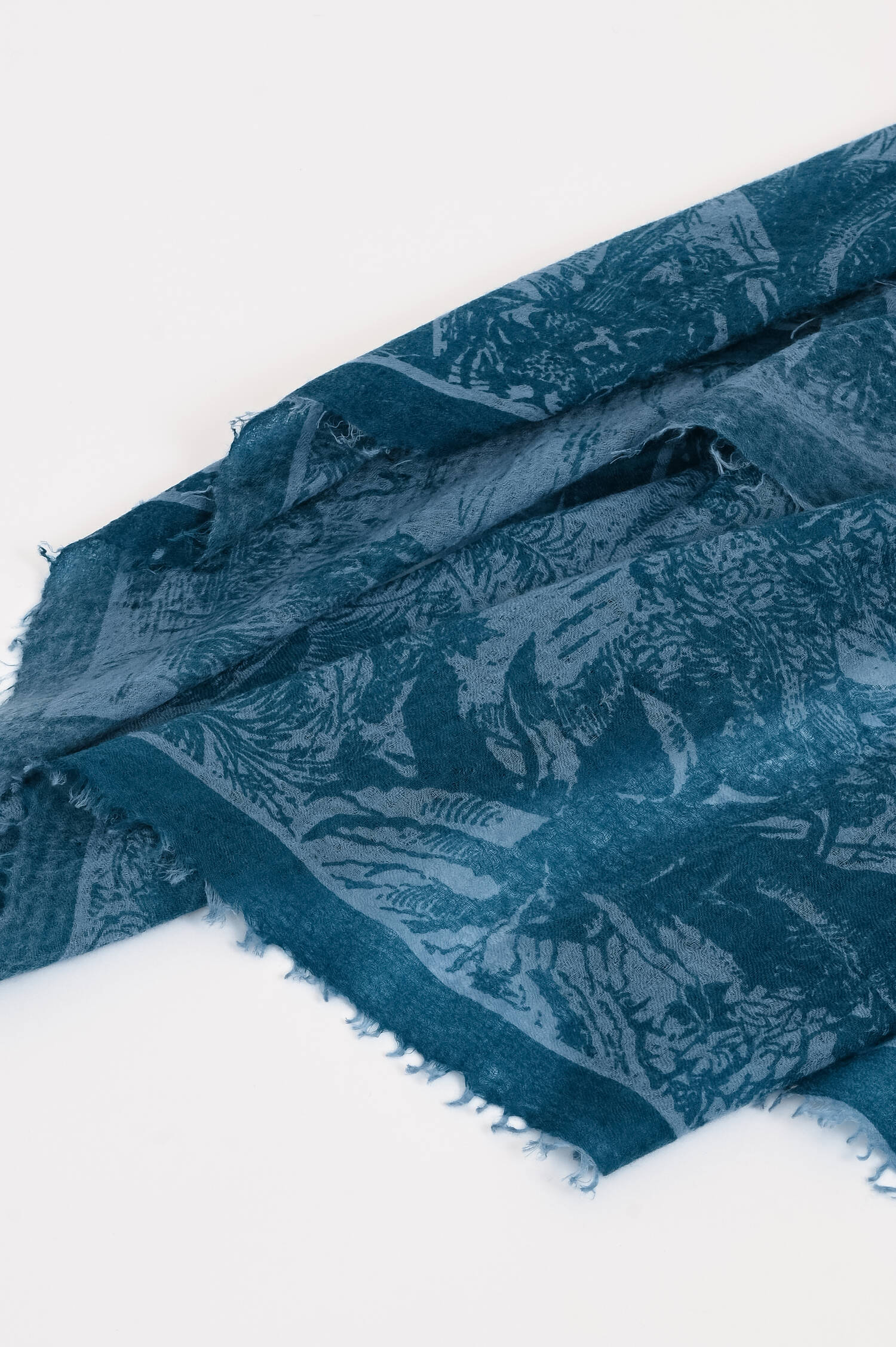 Cashmere-Schal TOILE in Rauchblau