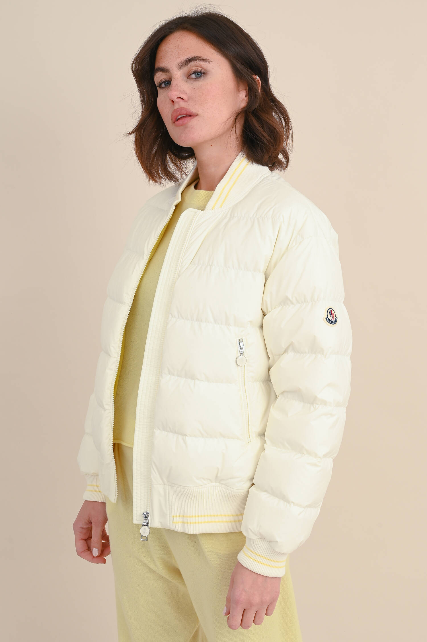 Bomberjacke ARGO in Naturweiß Bomberjacke ARGO in Naturweiß