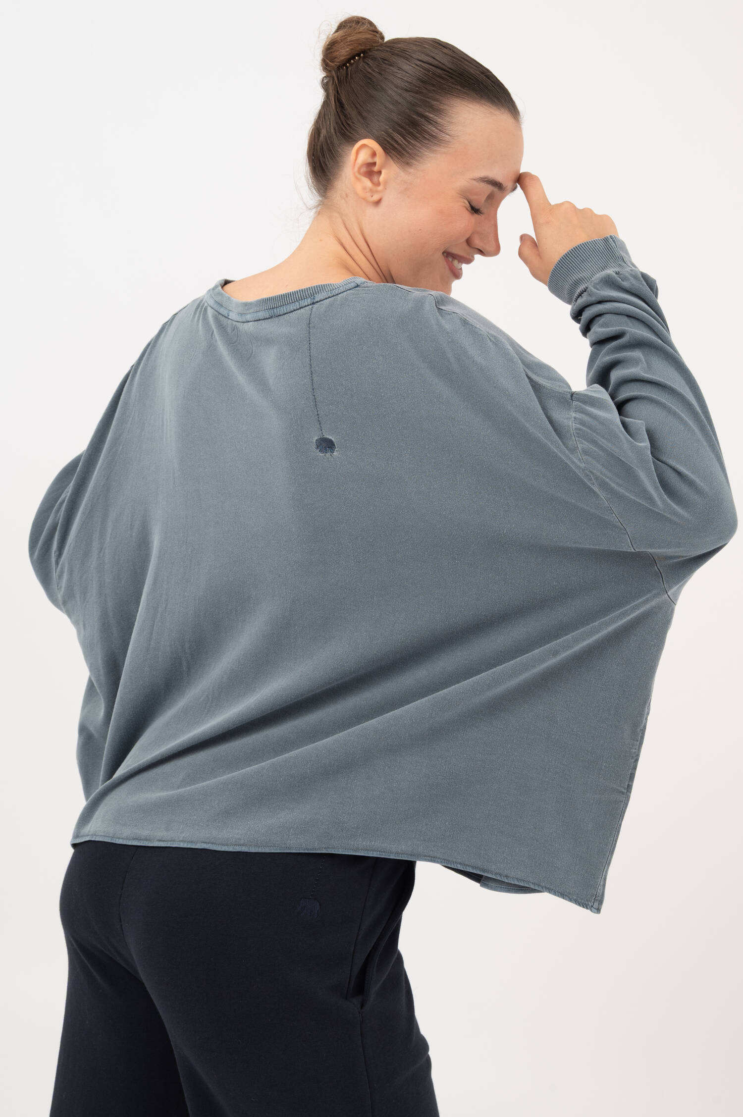Pullover MOABY in Blaugrau