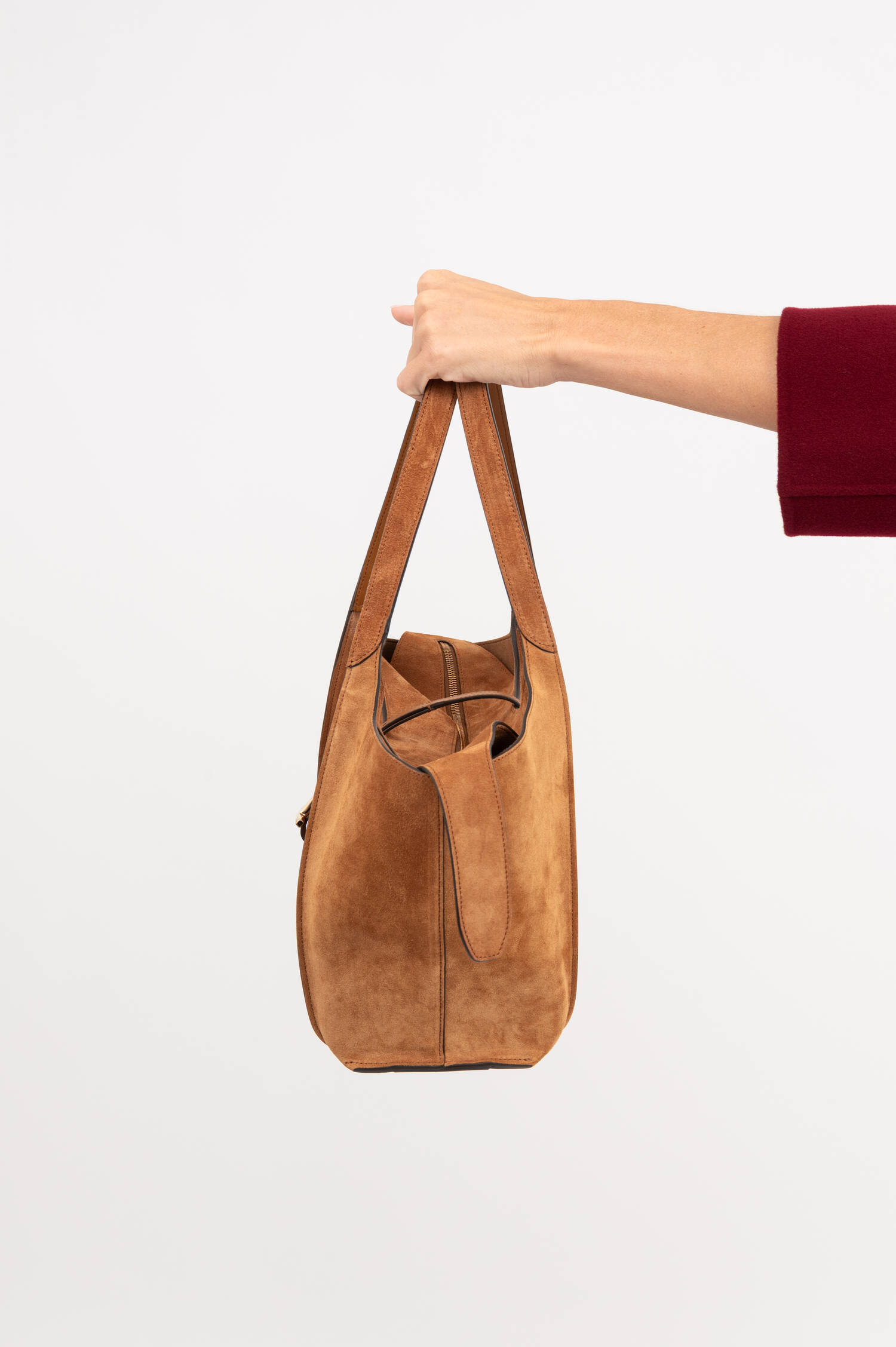 Suede Shopper TIMELESS in Braun Suede Shopper TIMELESS in Braun