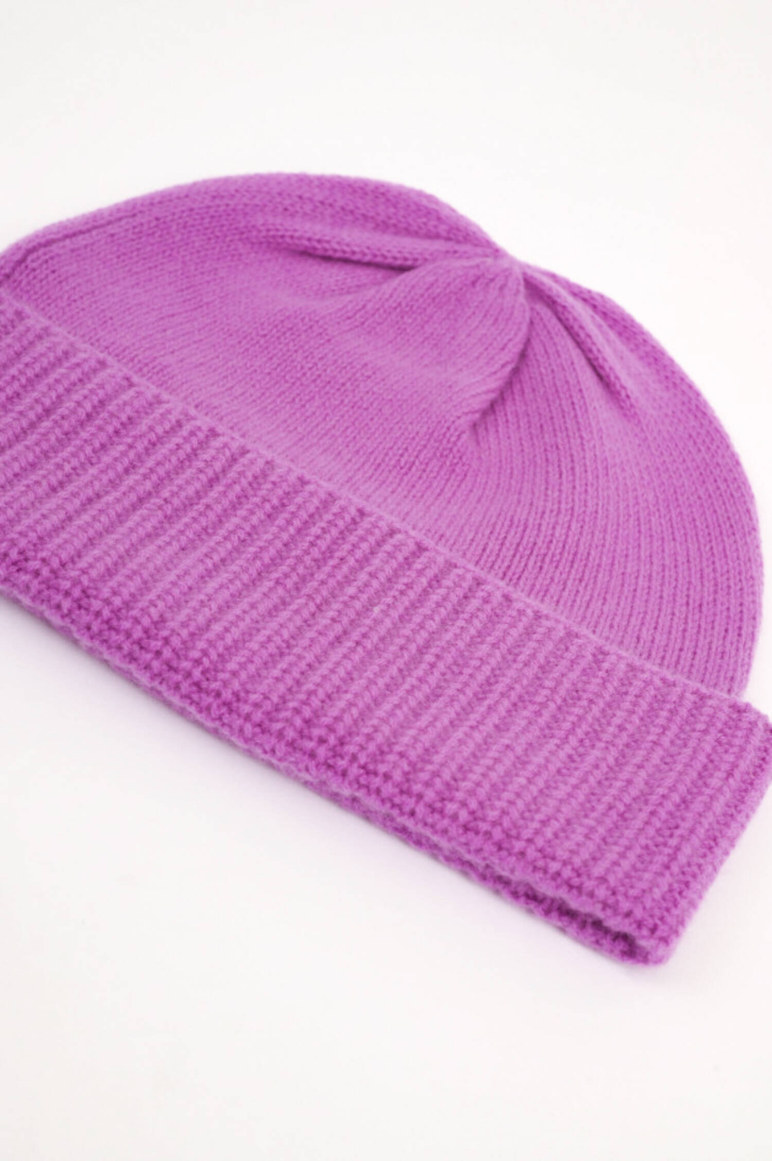 Cashmere Mütze in Lila