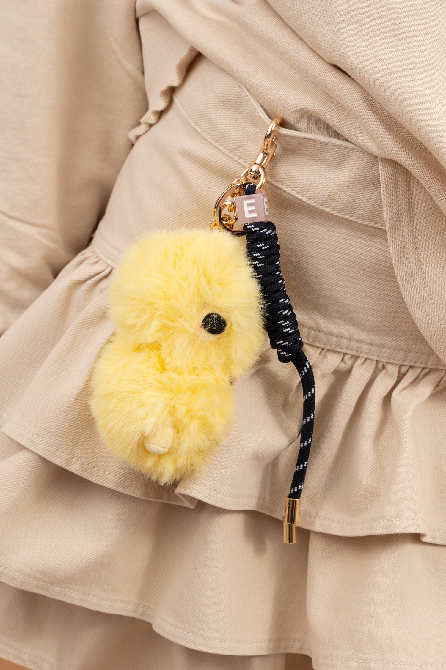 Hunde Plüschanhänger JACI in Gelb