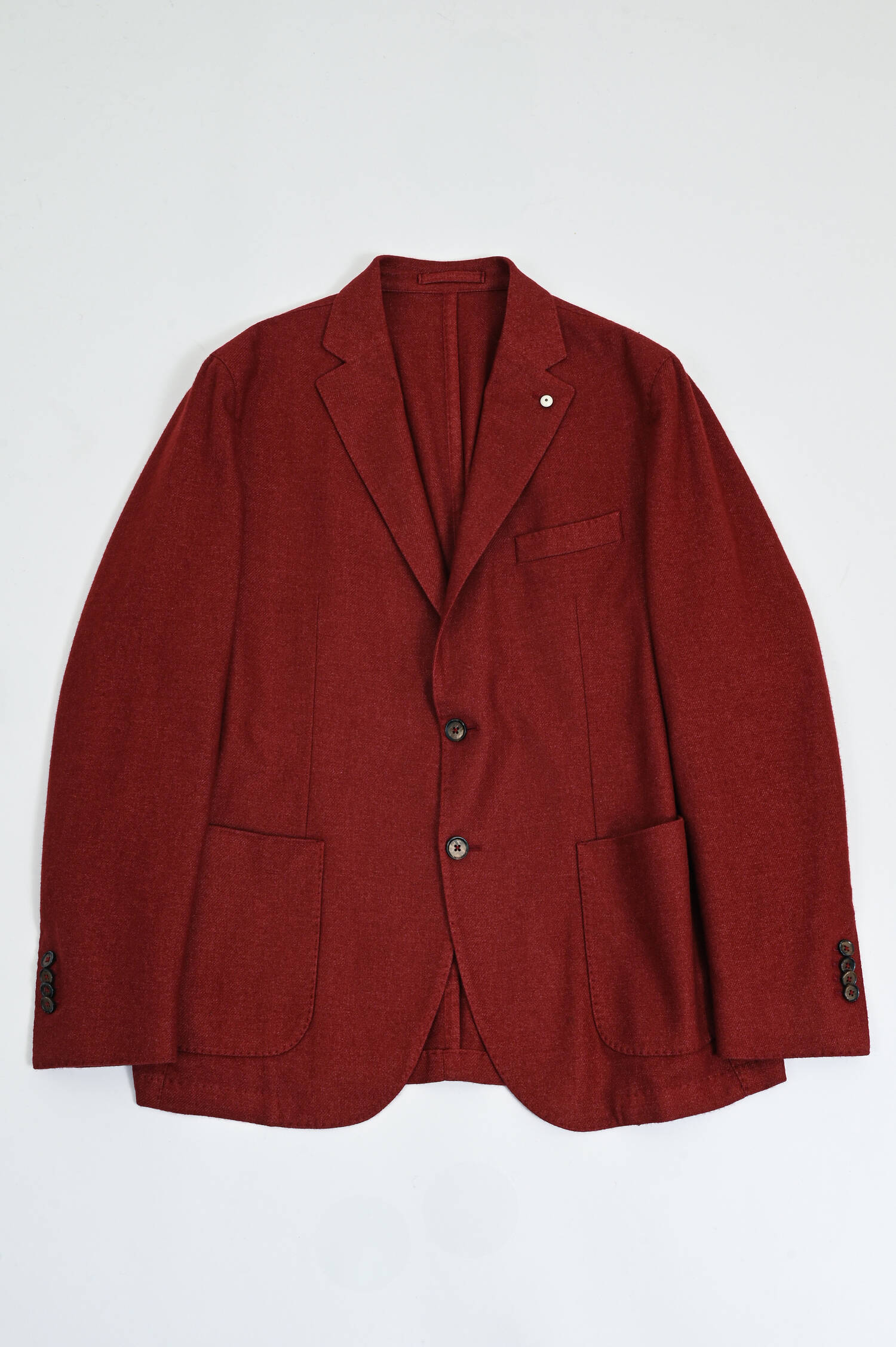 Sakko aus Woll-Mix in Berry