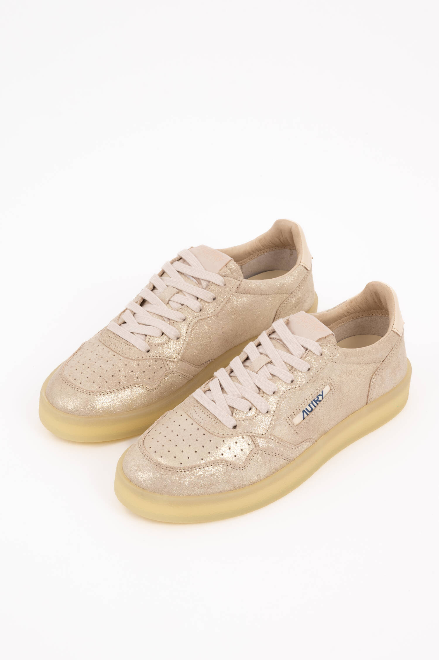 Sneaker MEDALIST mit Glitzer Effekt in Silber/Gold