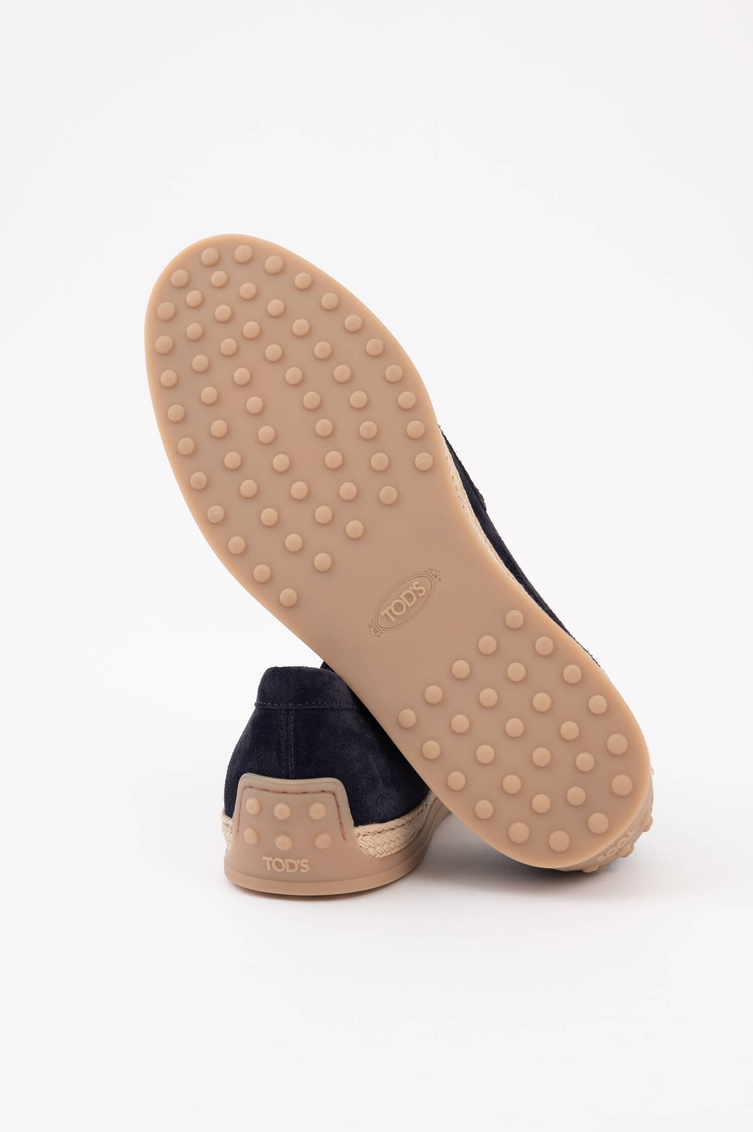 Mokassins GOMMA RAFIA in Navy