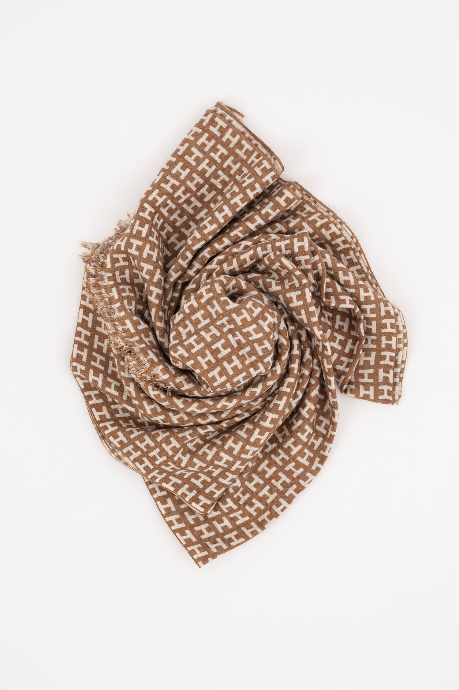 Cashmere-Seiden-Schal RADEGUNDE in Braun