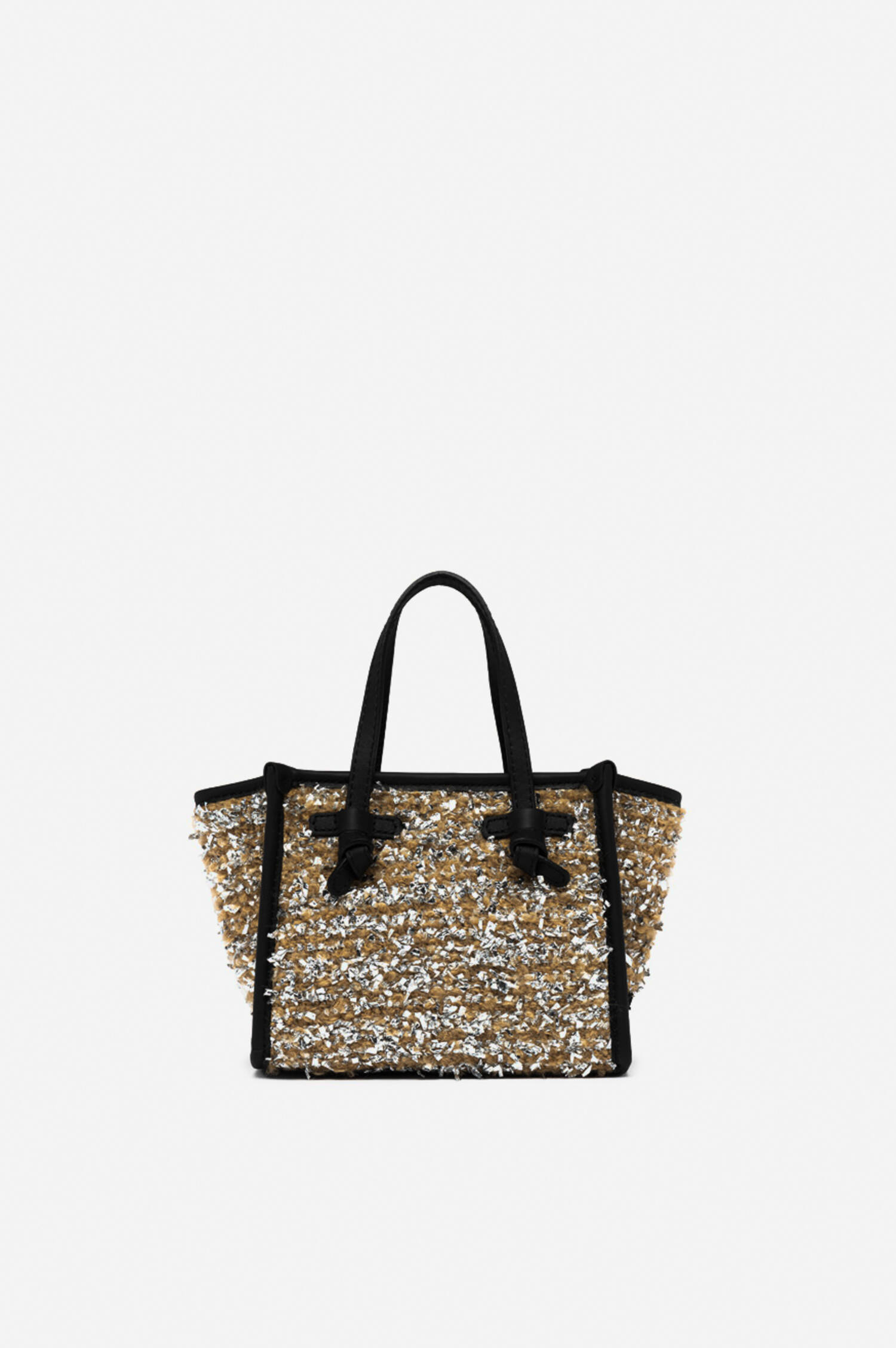 Mini Bag MARCELLA LUREX in Gold/Schwarz