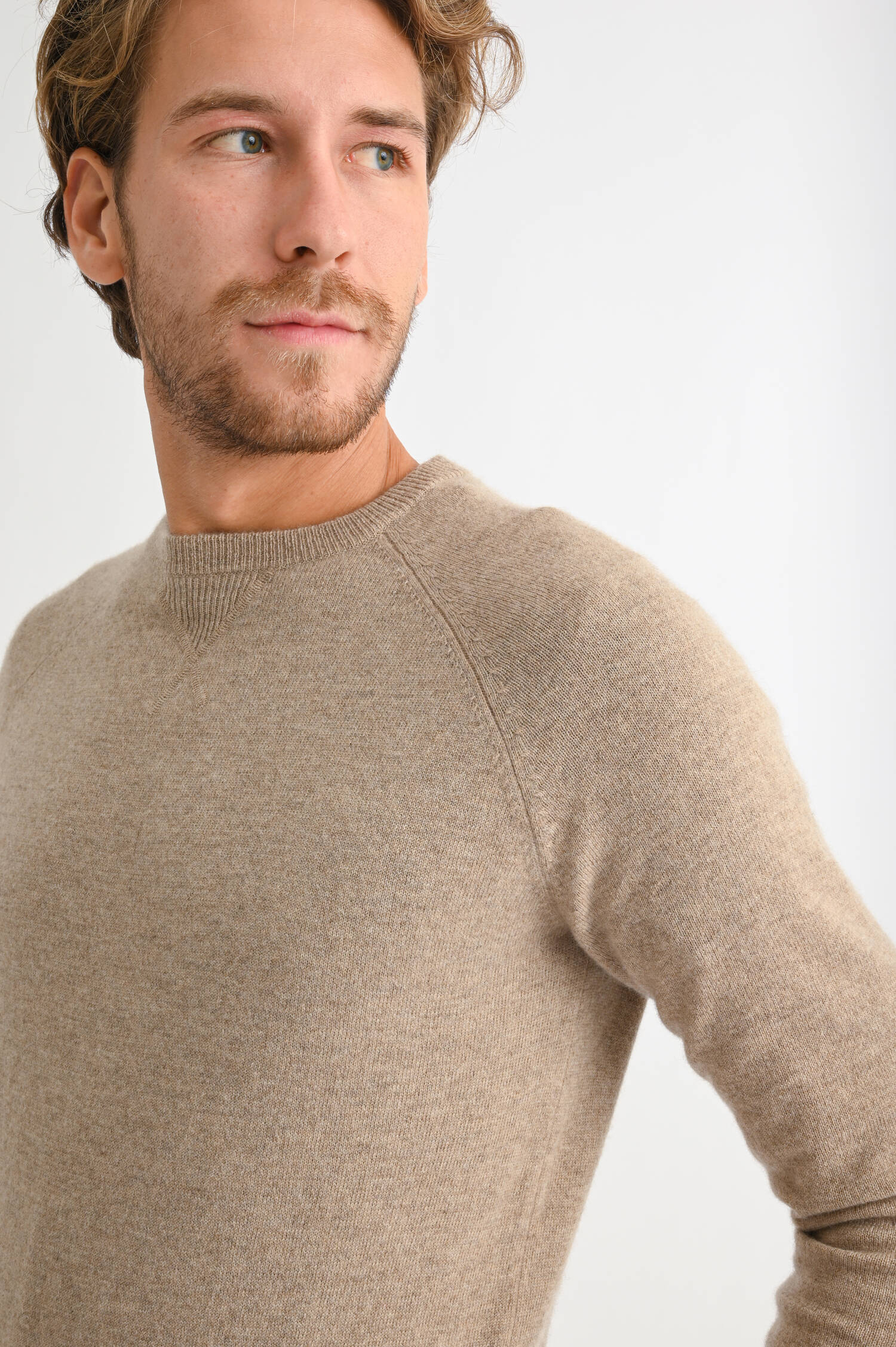 Cashmere Sweater in Taupe