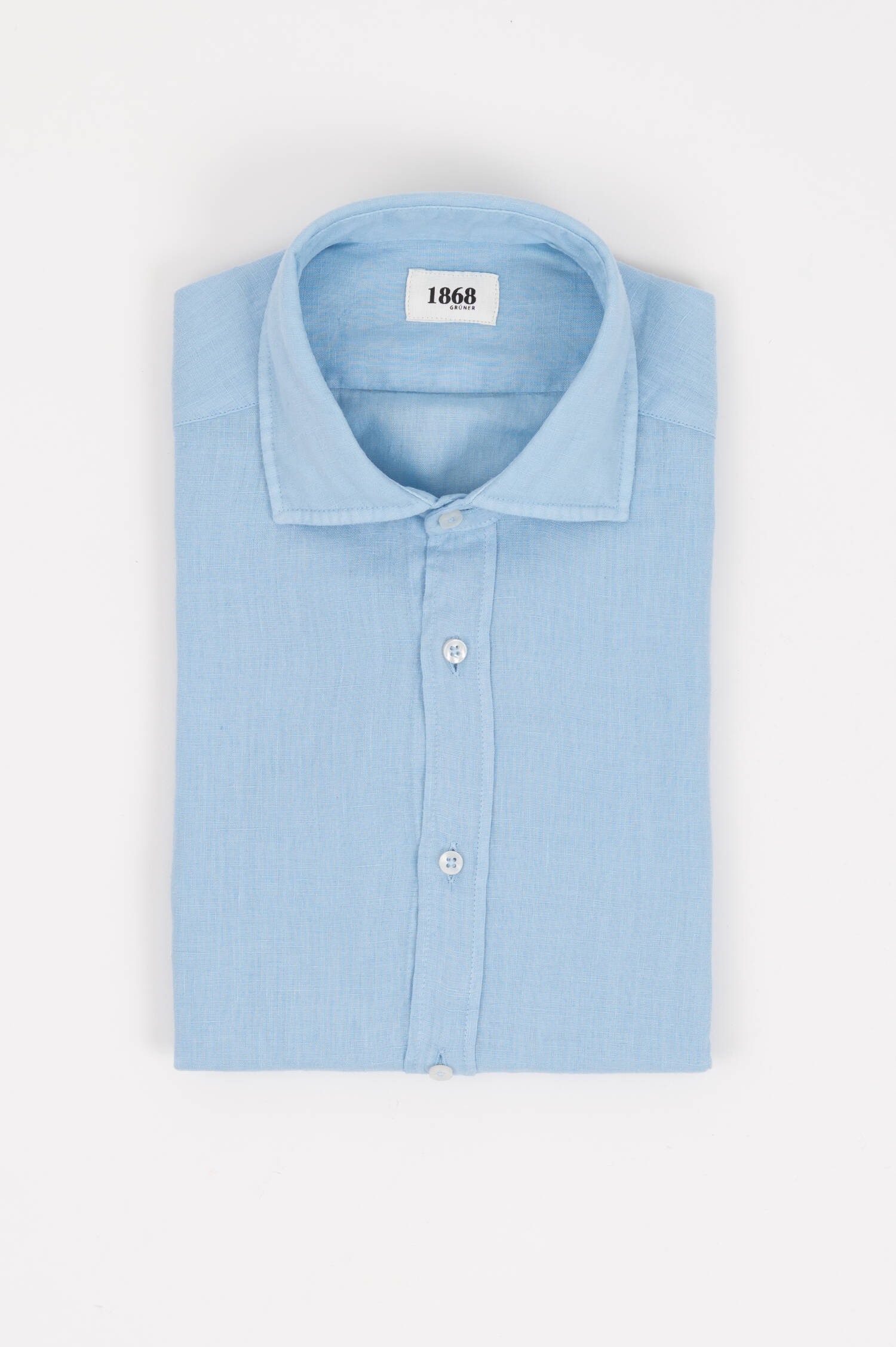 Leinenhemd BAROLO LINO in Hellblau