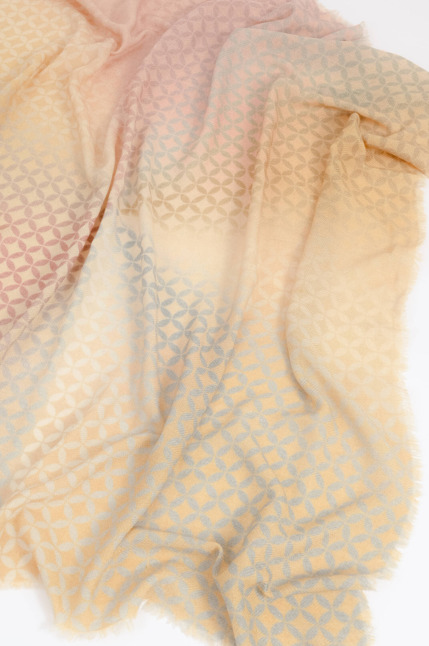 Woll-Mix-Schal LIBERTY in Pastelltönen gemustert