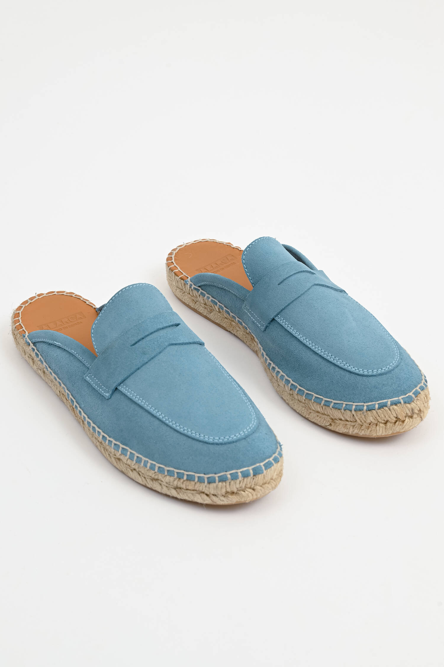 Mokassin Slipper SERRAJE in Hellblau Mokassin Slipper SERRAJE in Hellblau