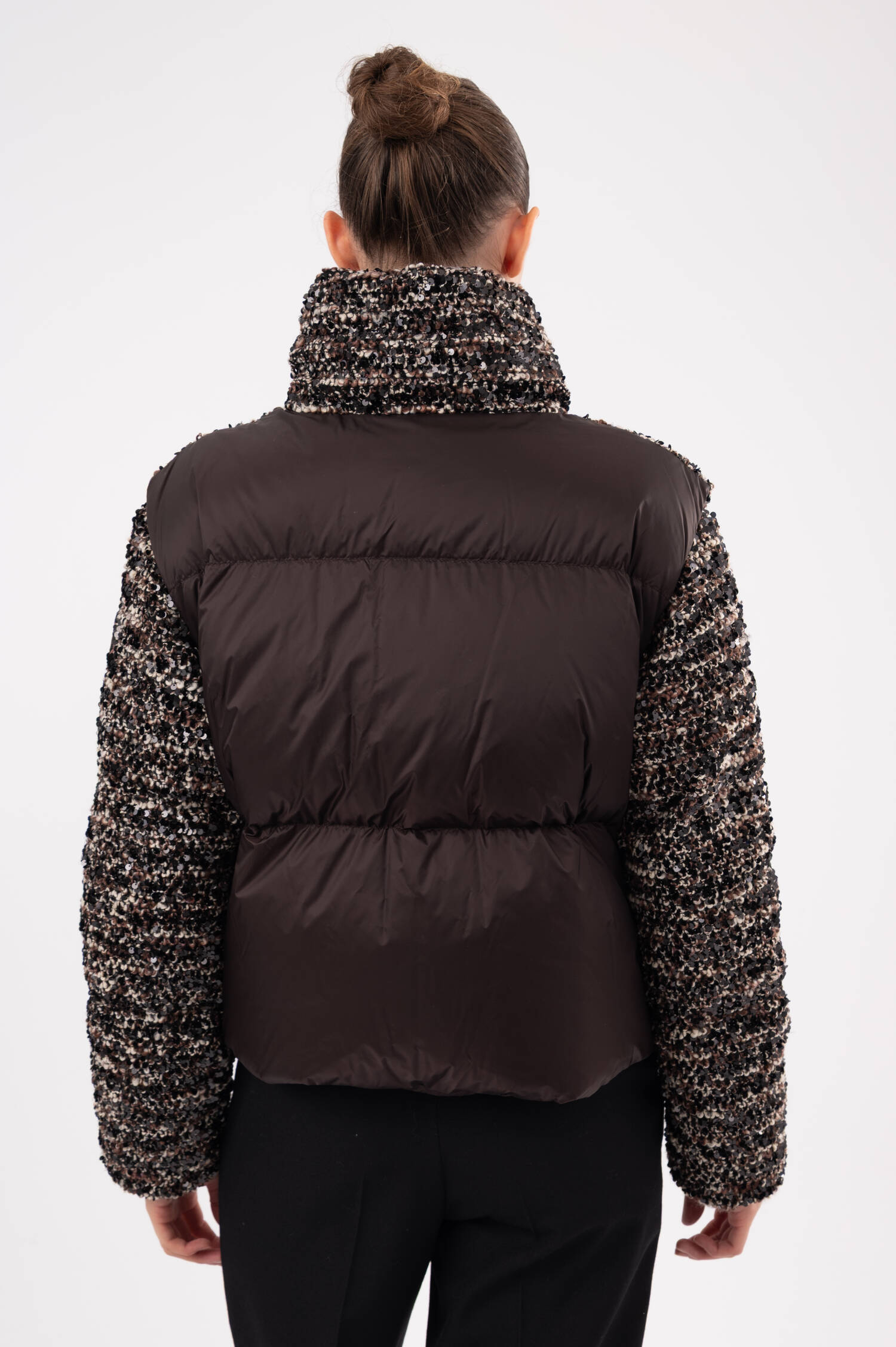Daunenjacke POETIQUE in Schwarz/Braun Daunenjacke POETIQUE in Schwarz/Braun