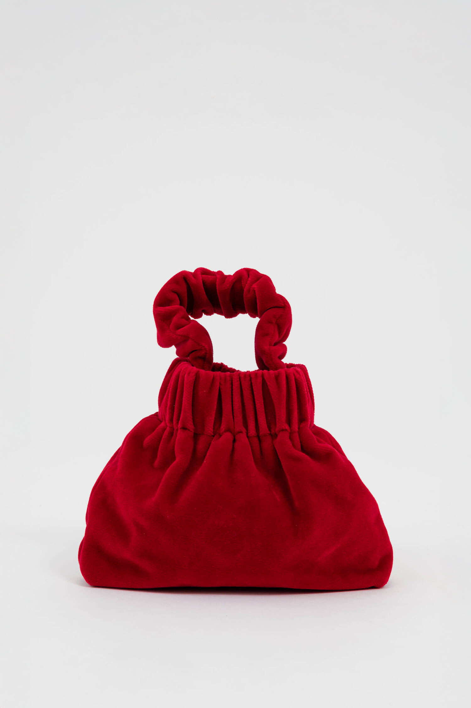 Samt Plush Bag in Rot
