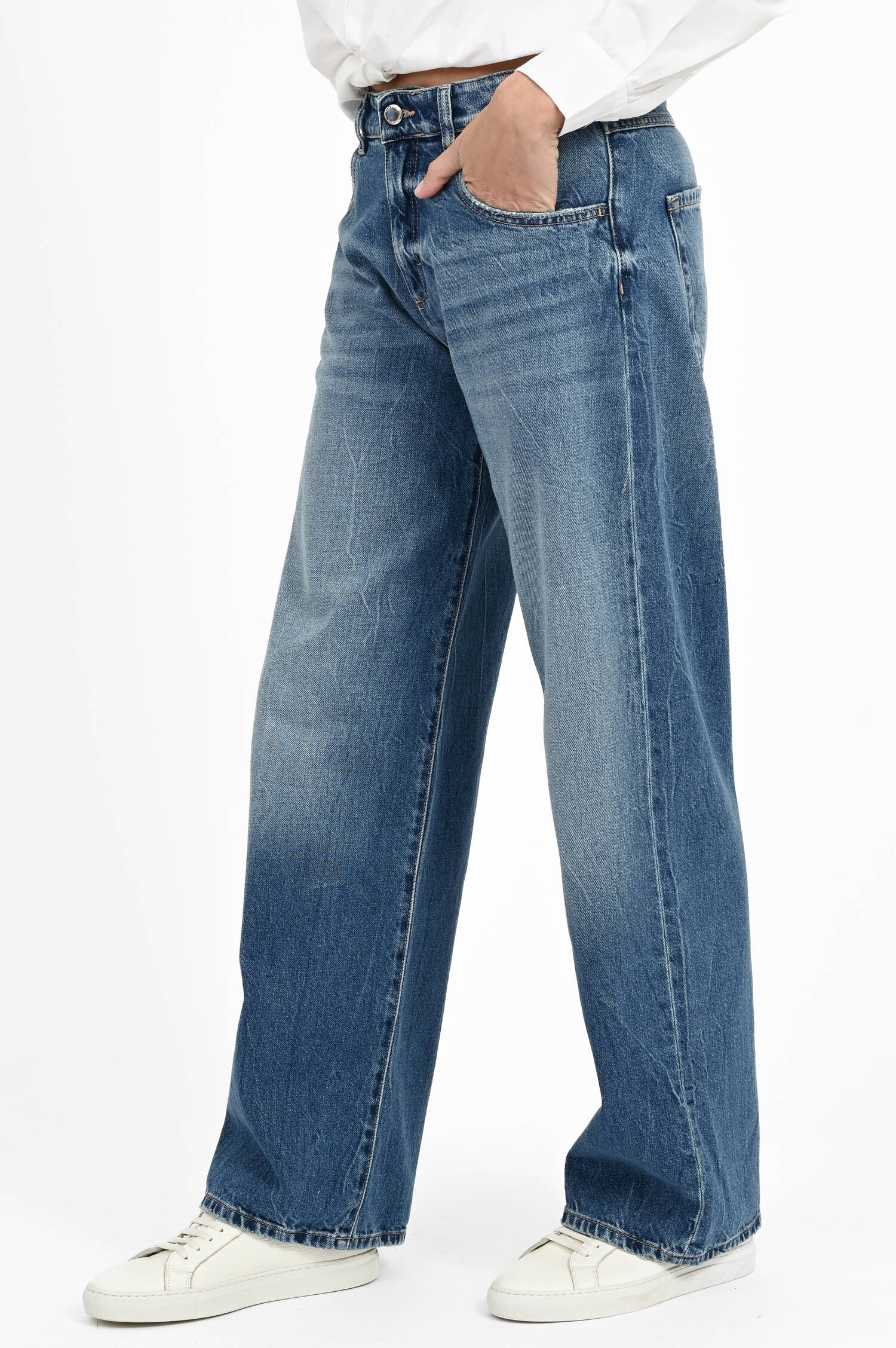 Jeans JILL mit geradem Bein in Washed Blue