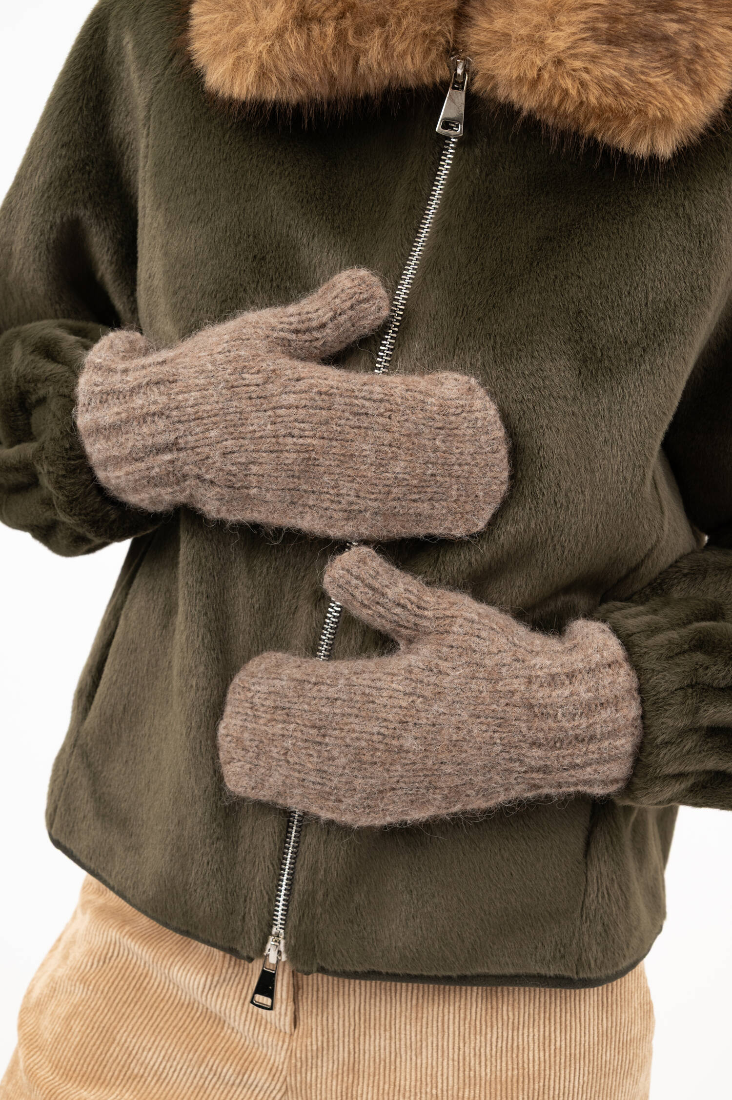 Fäustlinge RUPY in Taupe Fäustlinge RUPY in Taupe