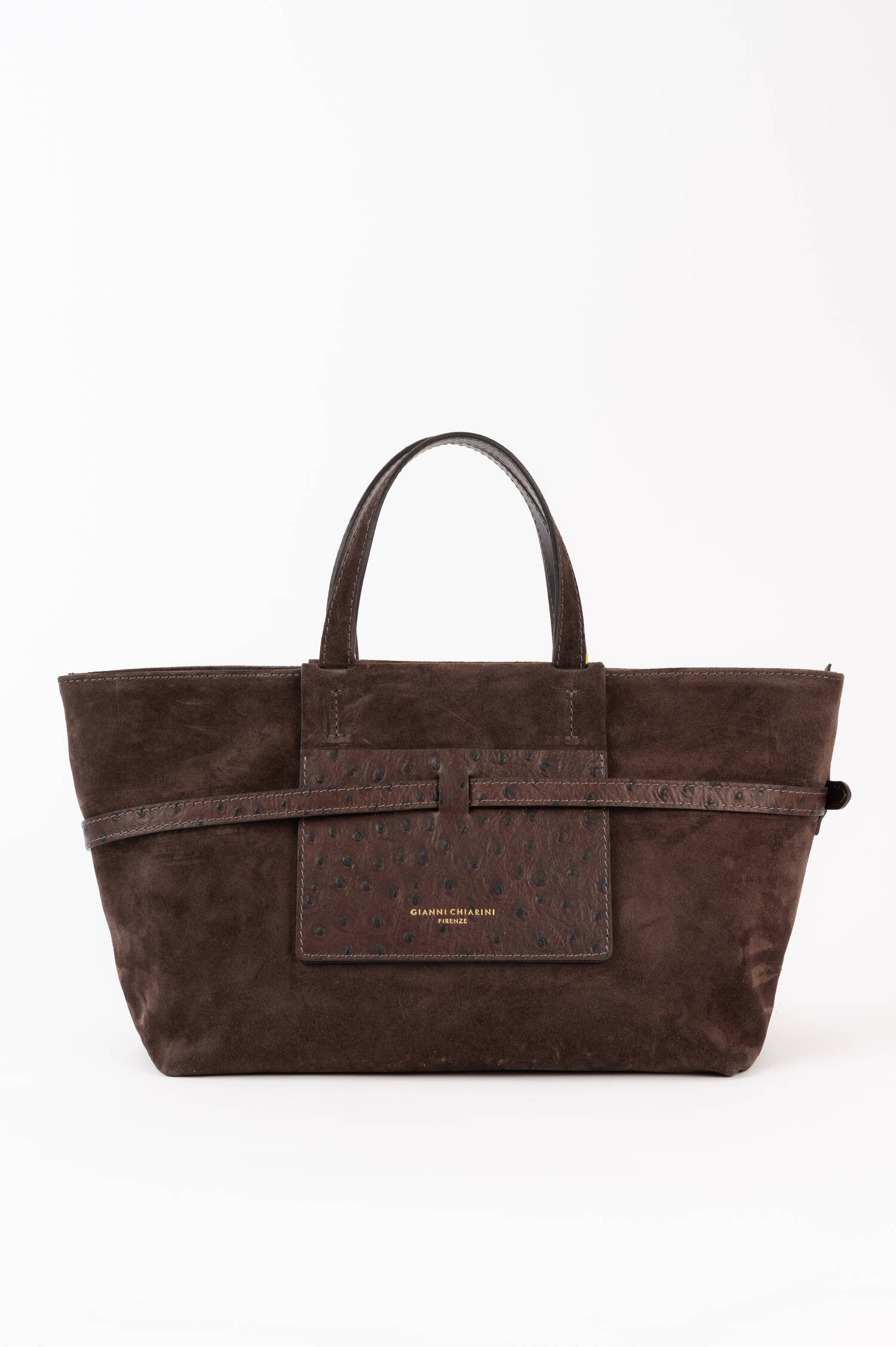 Ledertasche BELTY in Dunkelbraun