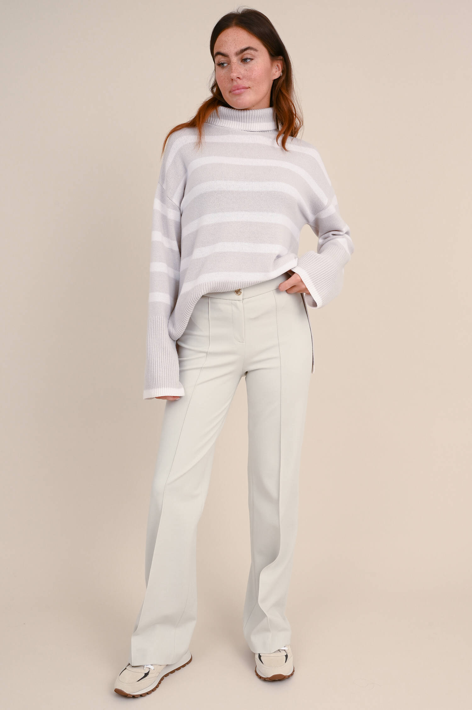 Jersey Hose DOLLY in Natur