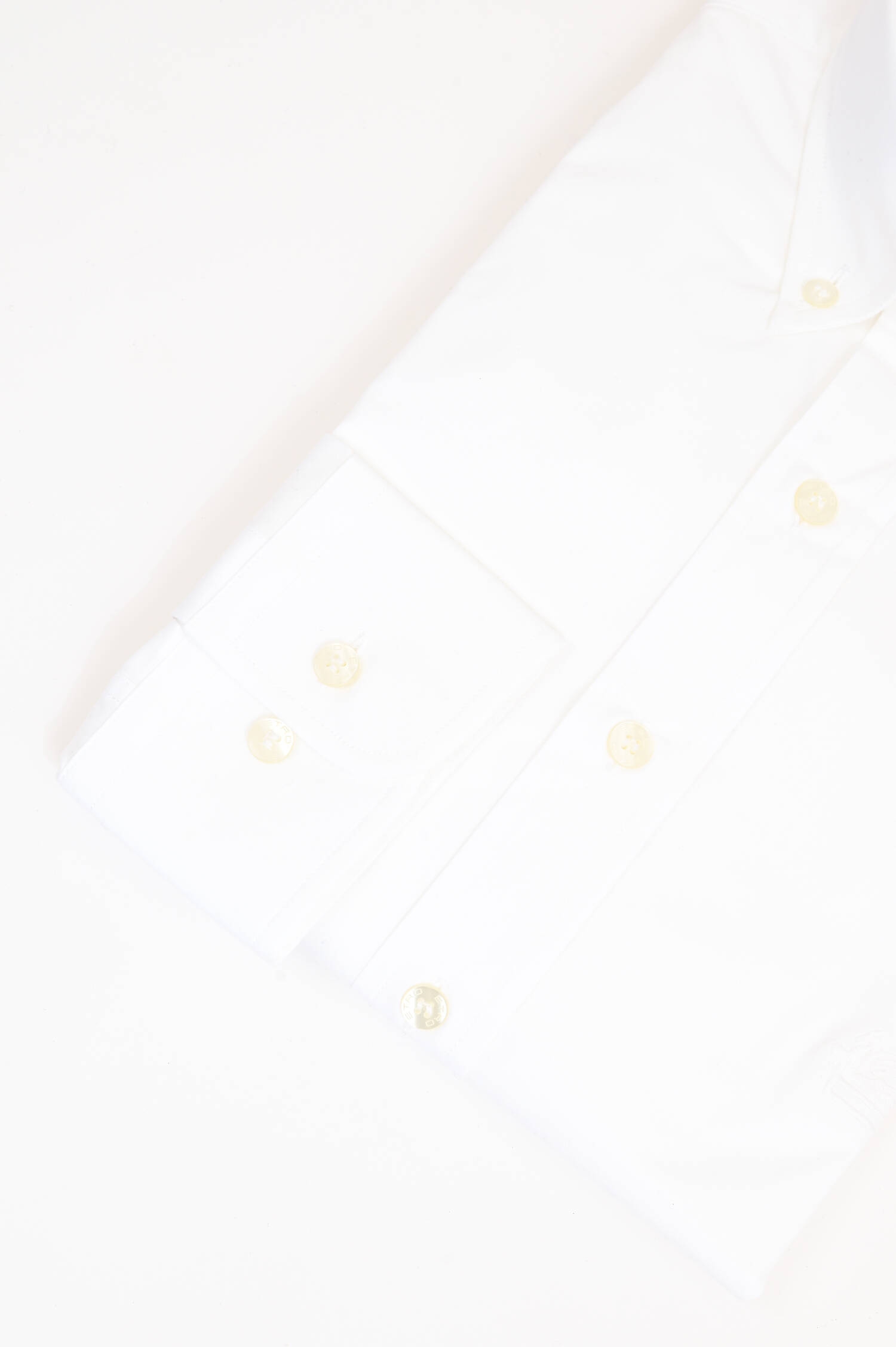 Baumwollhemd mit gesticktem Pegasus in Weiß