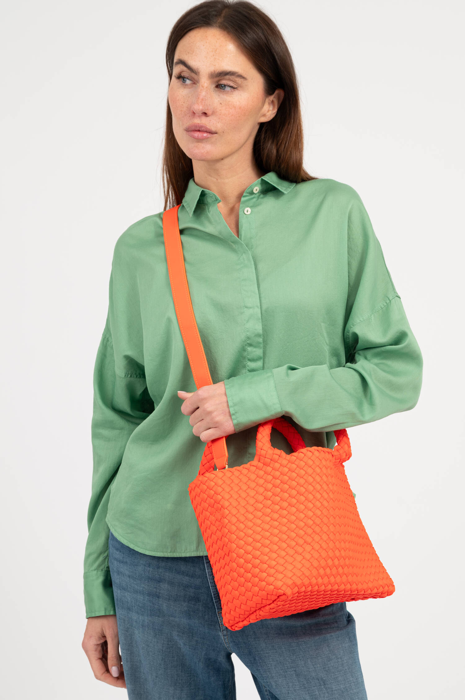 Neopren Tasche Midi CAPRI dORO in Orange