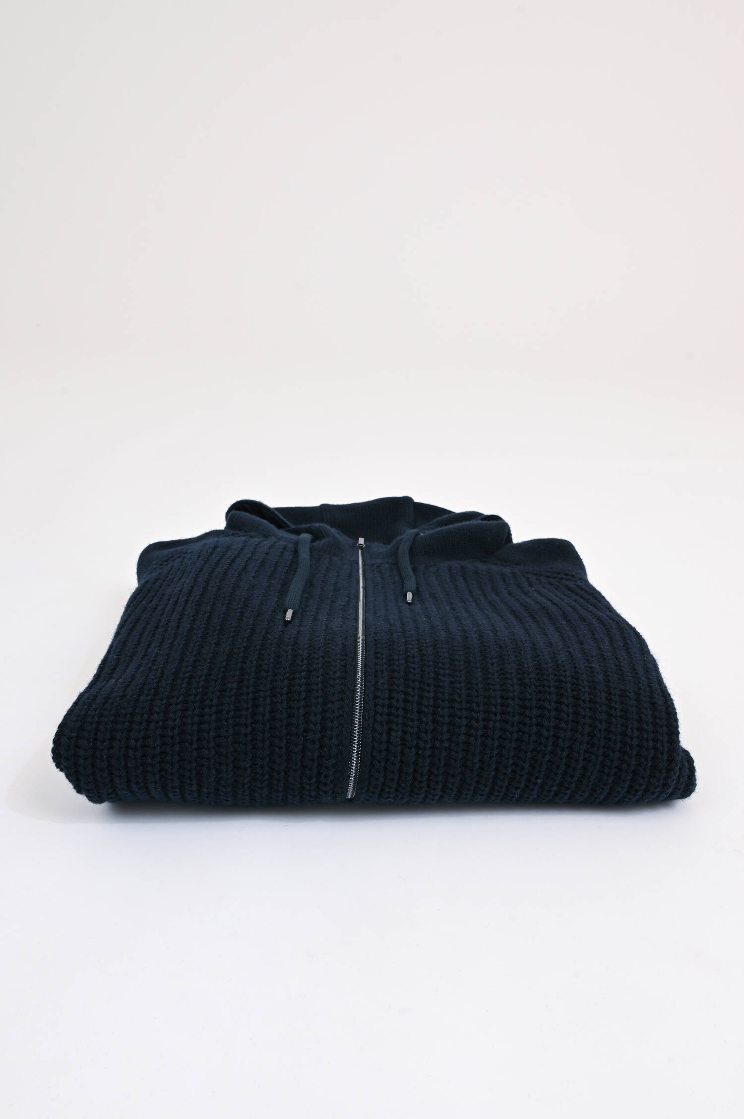 Wendejacke aus Strick und Nylon in Navy