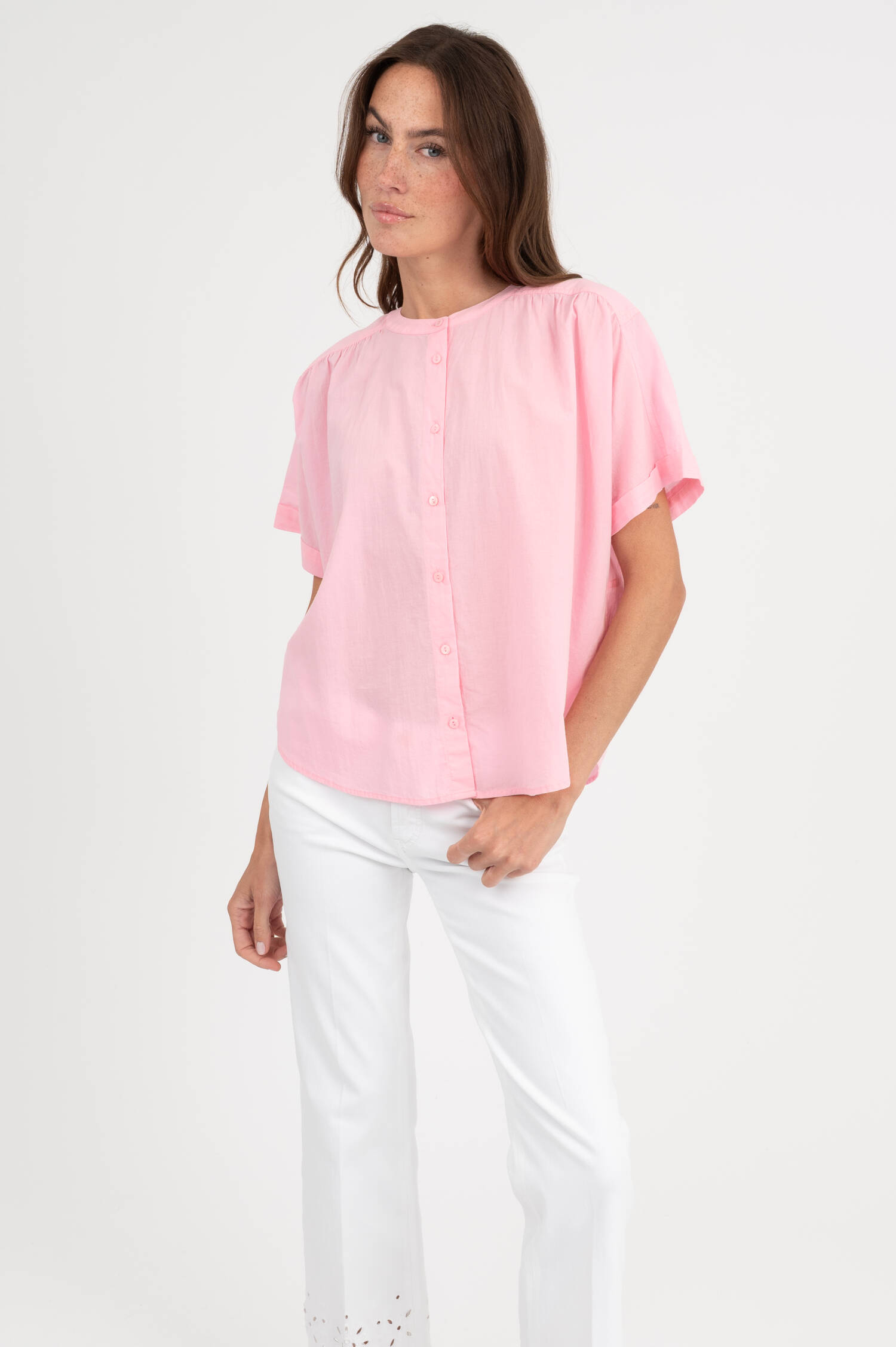 Oversize Bluse in Rosa Oversize Bluse in Rosa