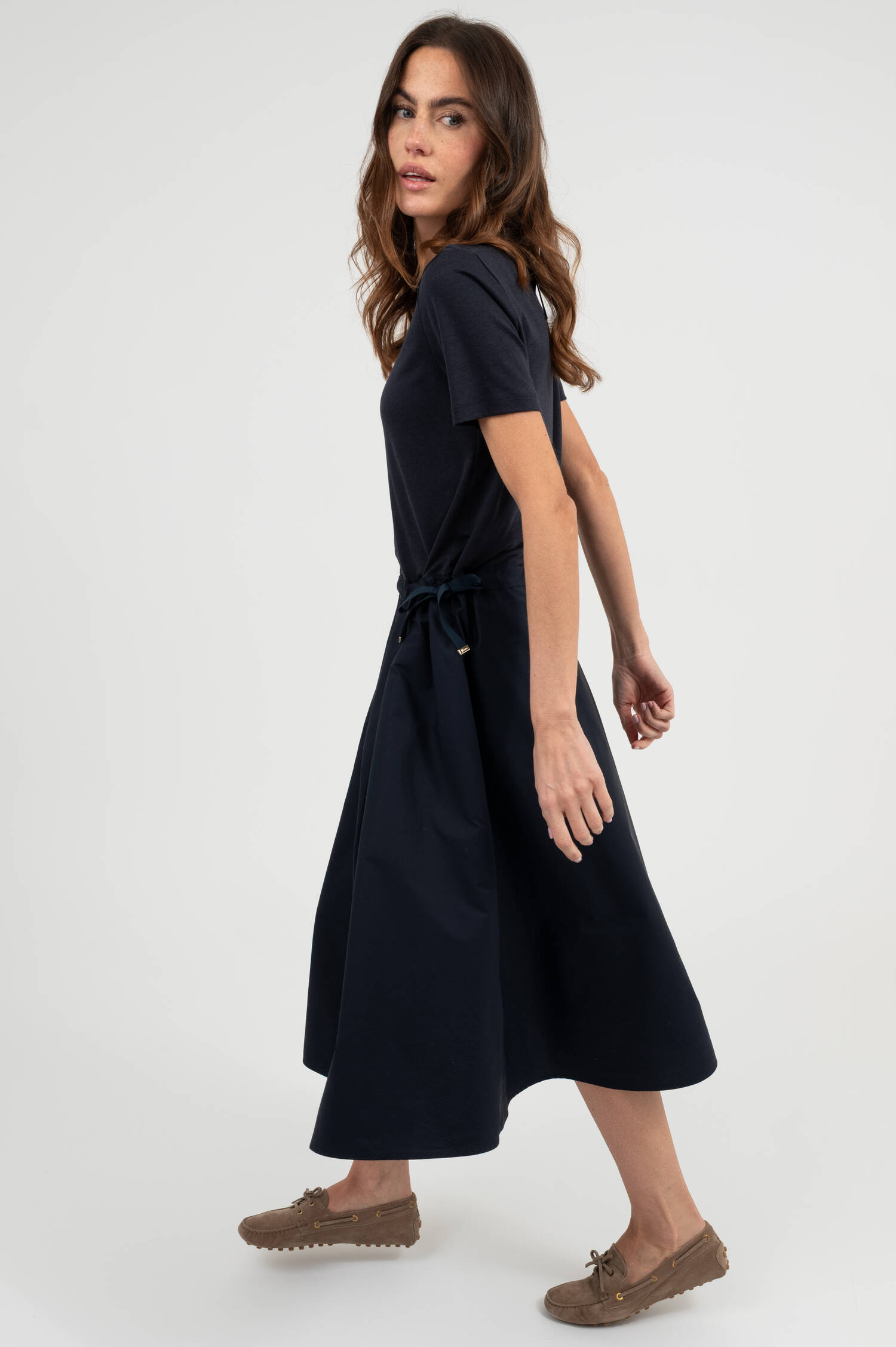 Midi Kleid in Navy Midi Kleid in Navy