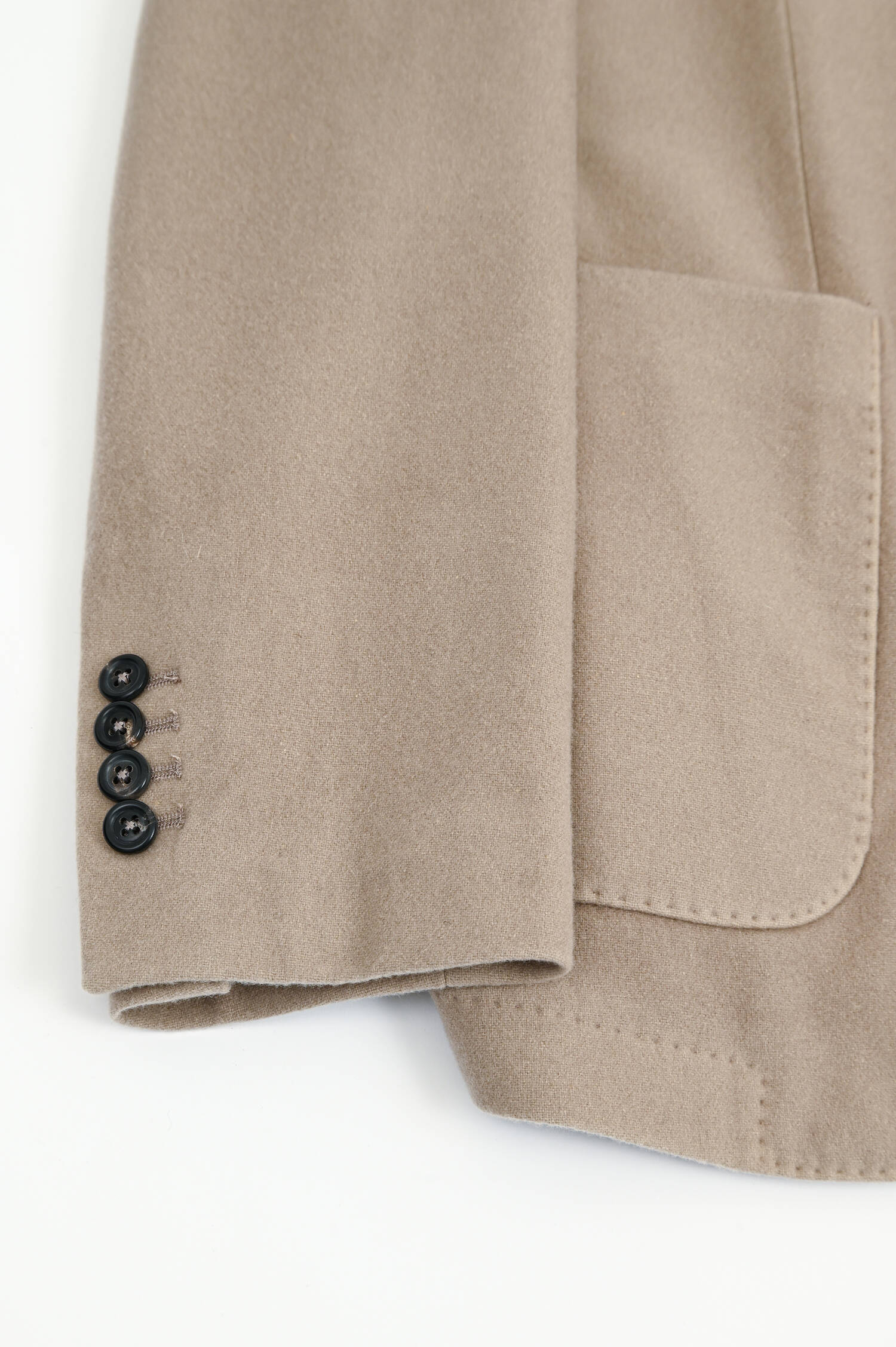 Sakko aus Wolle in Quarzo