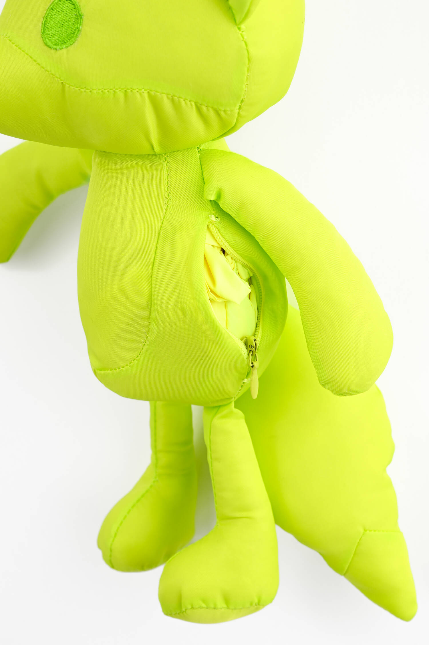 Taschenanhänger FUCHS in Neongelb