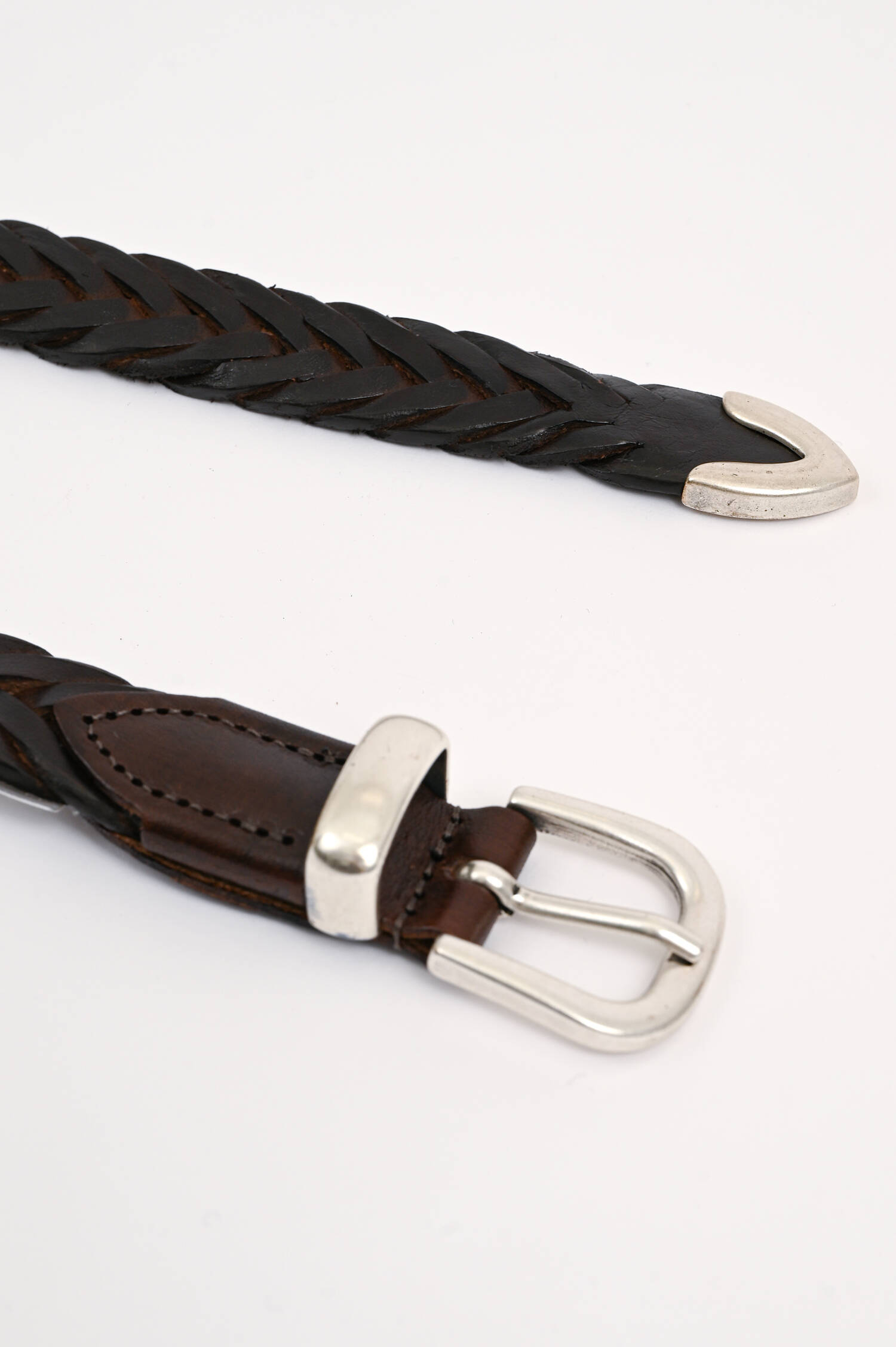 Ledergürtel in Dunkelbraun