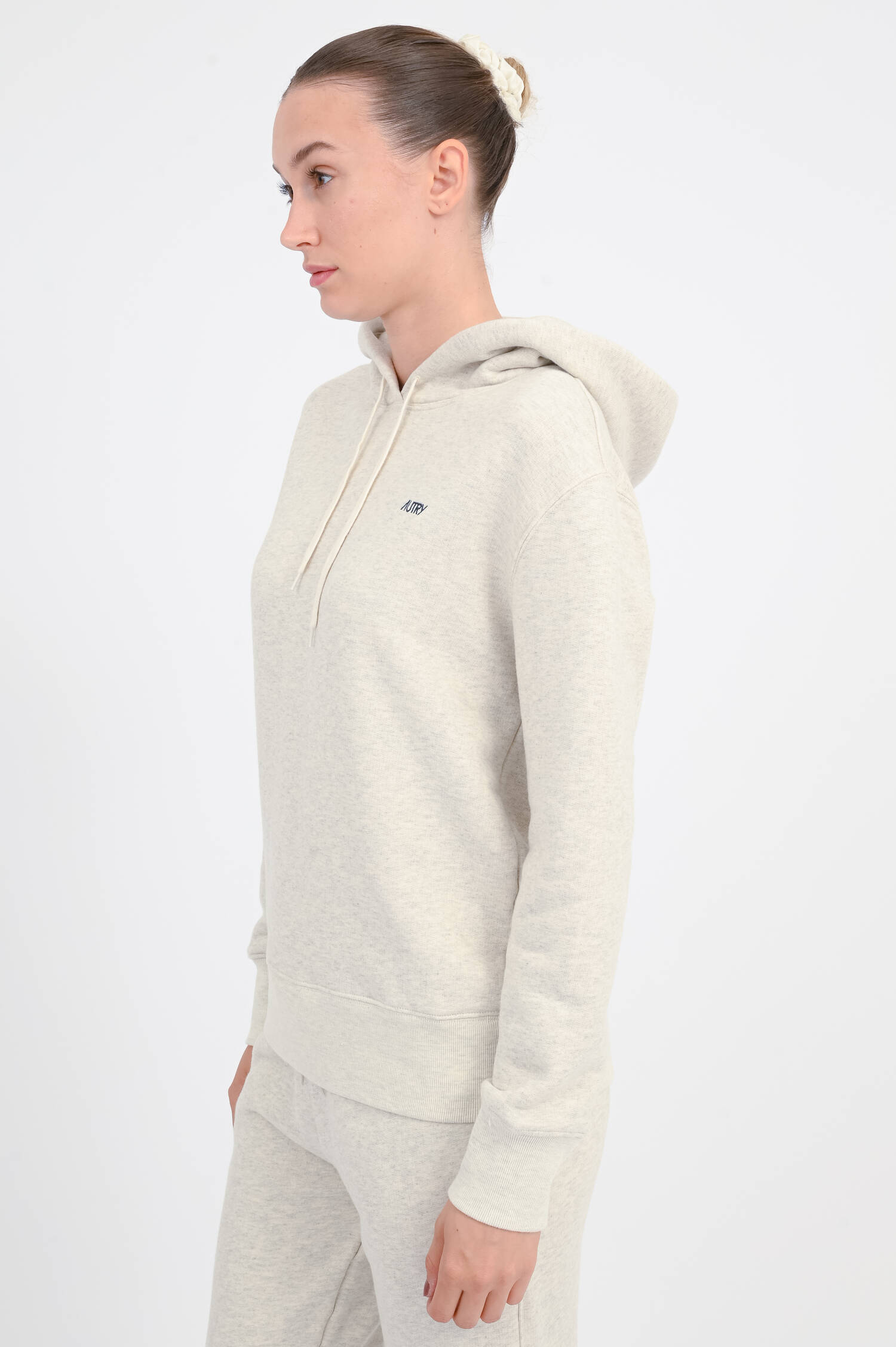 Hoodie mit Kapuze in Hellgrau Hoodie mit Kapuze in Hellgrau