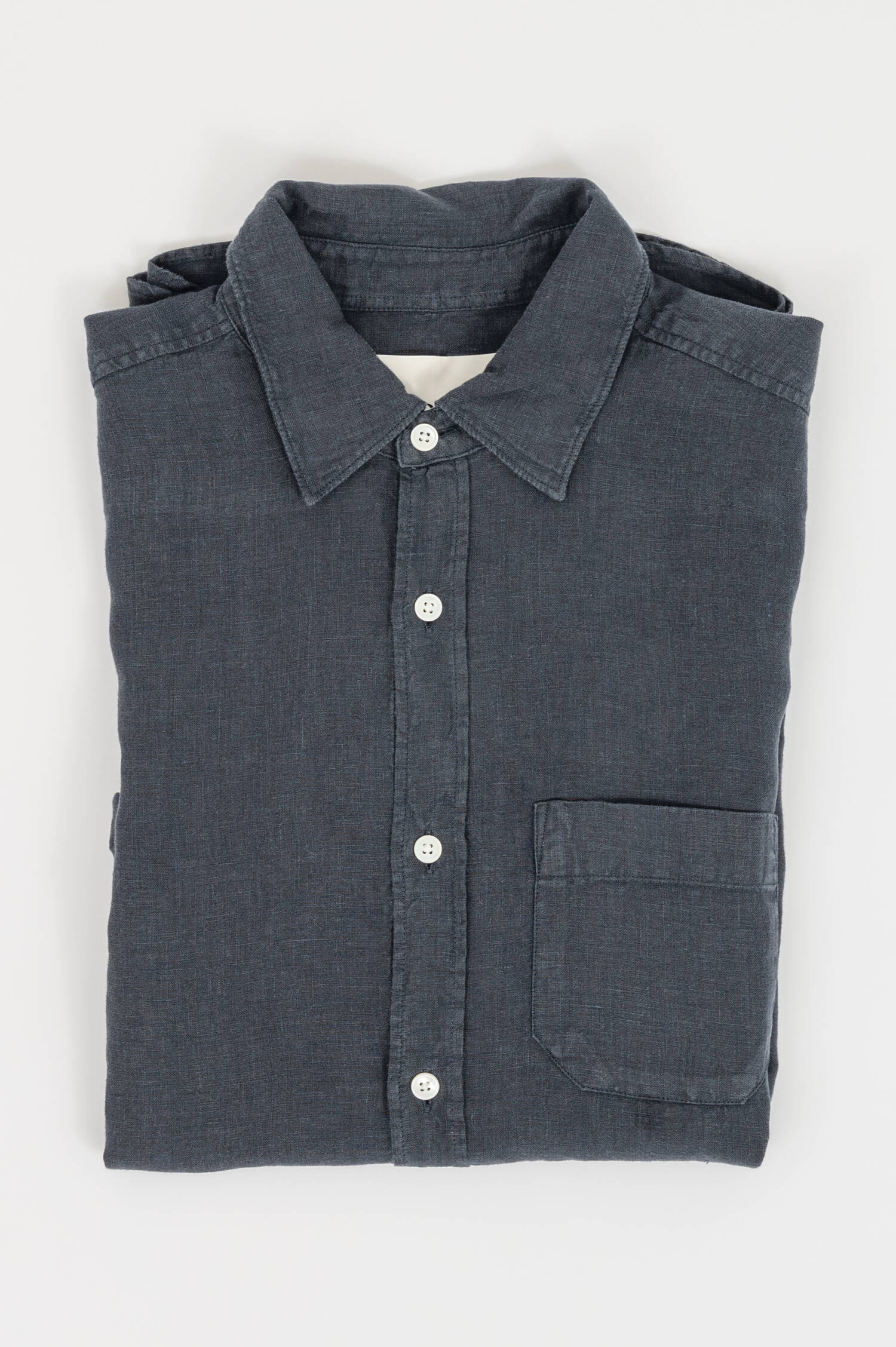 Leinenhemd in Anthrazit Leinenhemd in Anthrazit