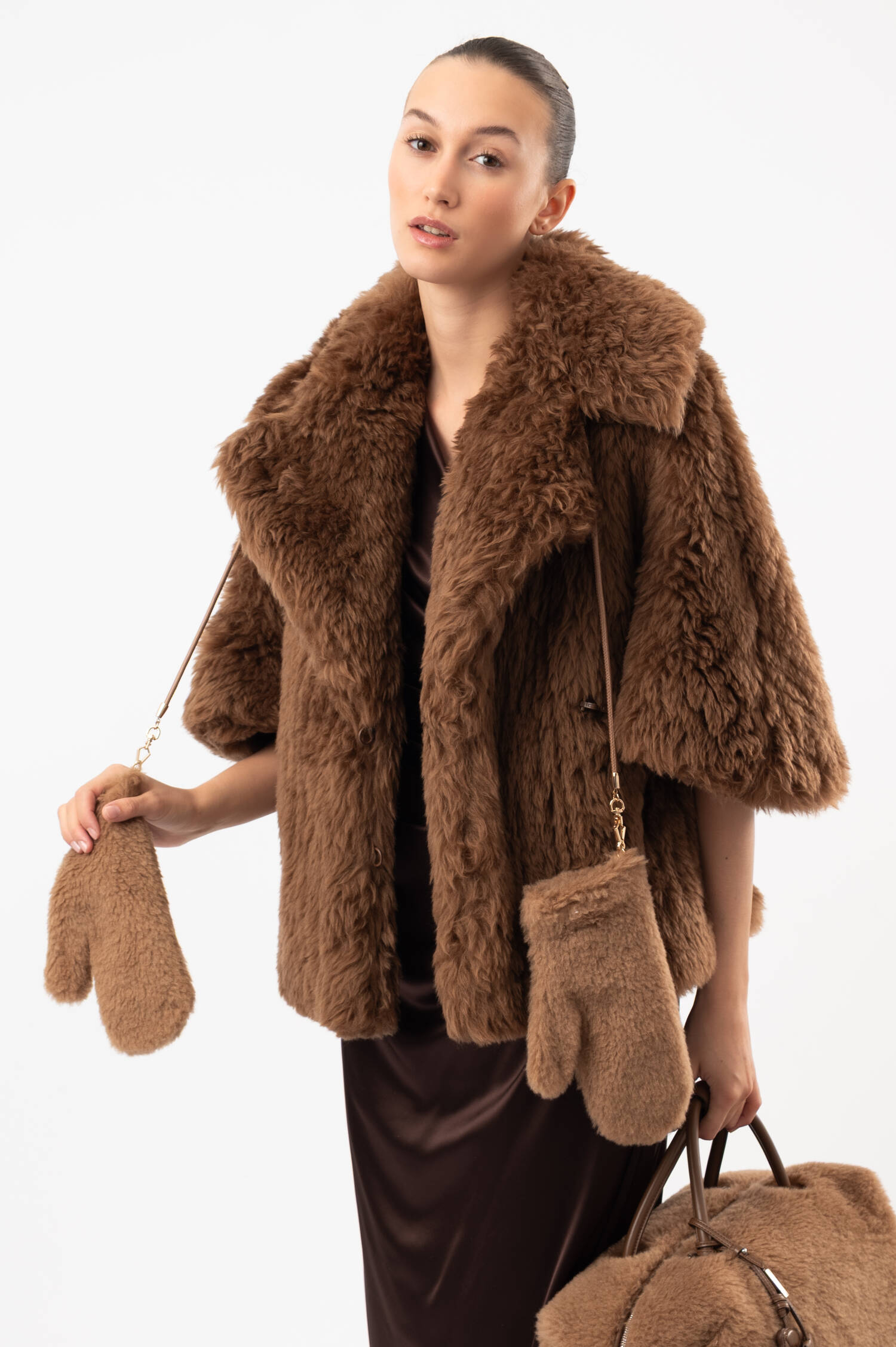 Fäustlinge OMBRAT in Camel