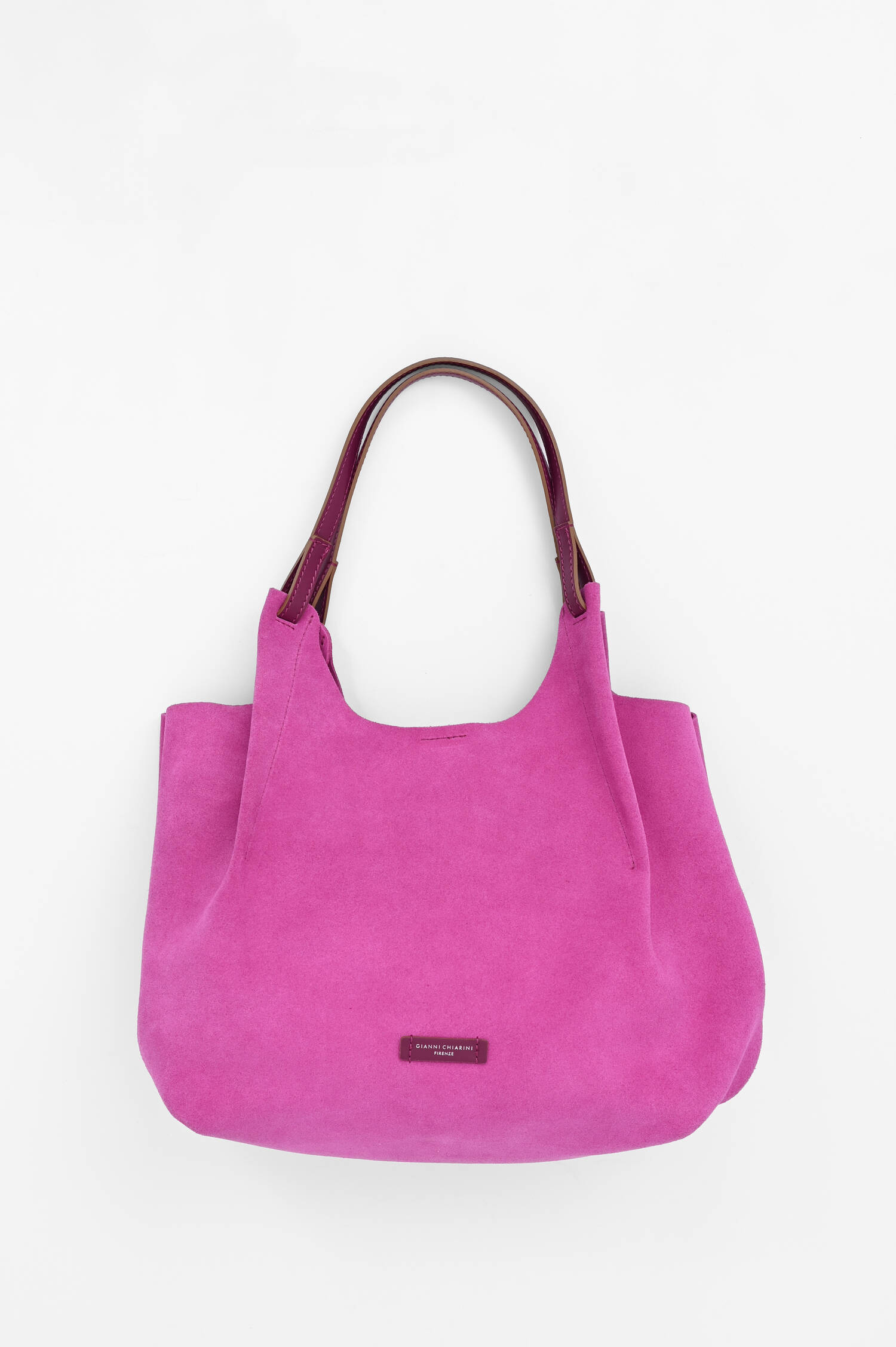 Shopper DUA aus Veloursleder in Desert Flower