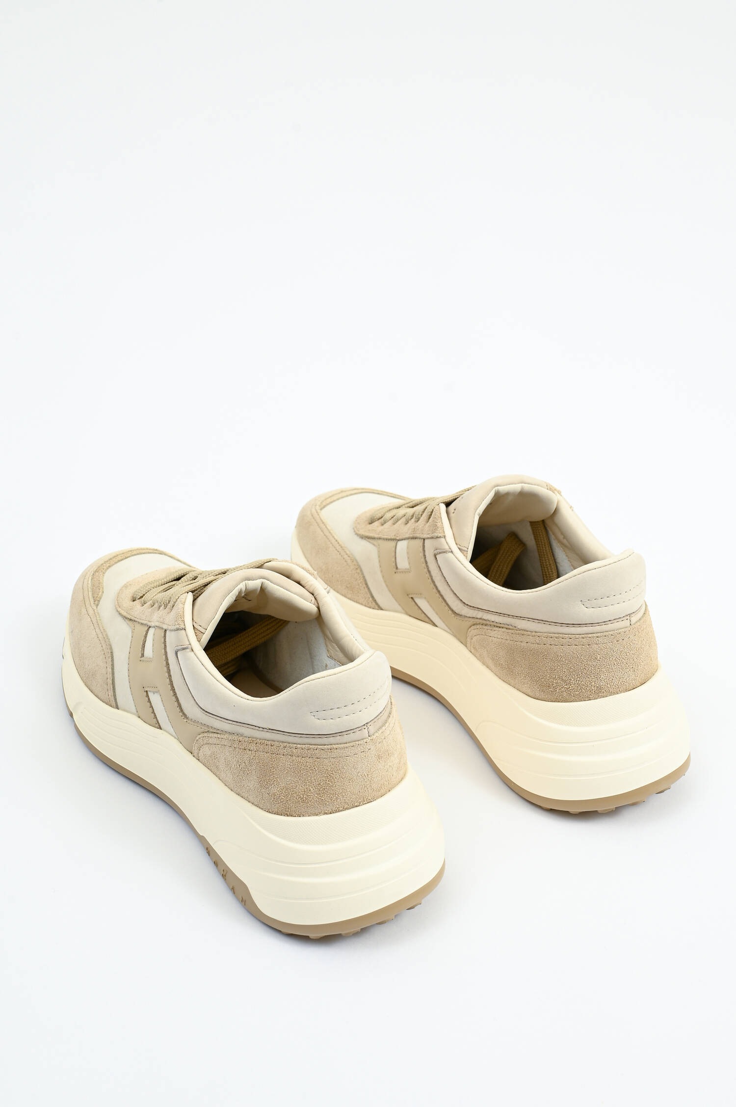 Sneaker ALLACCIATO in Beige/Creme