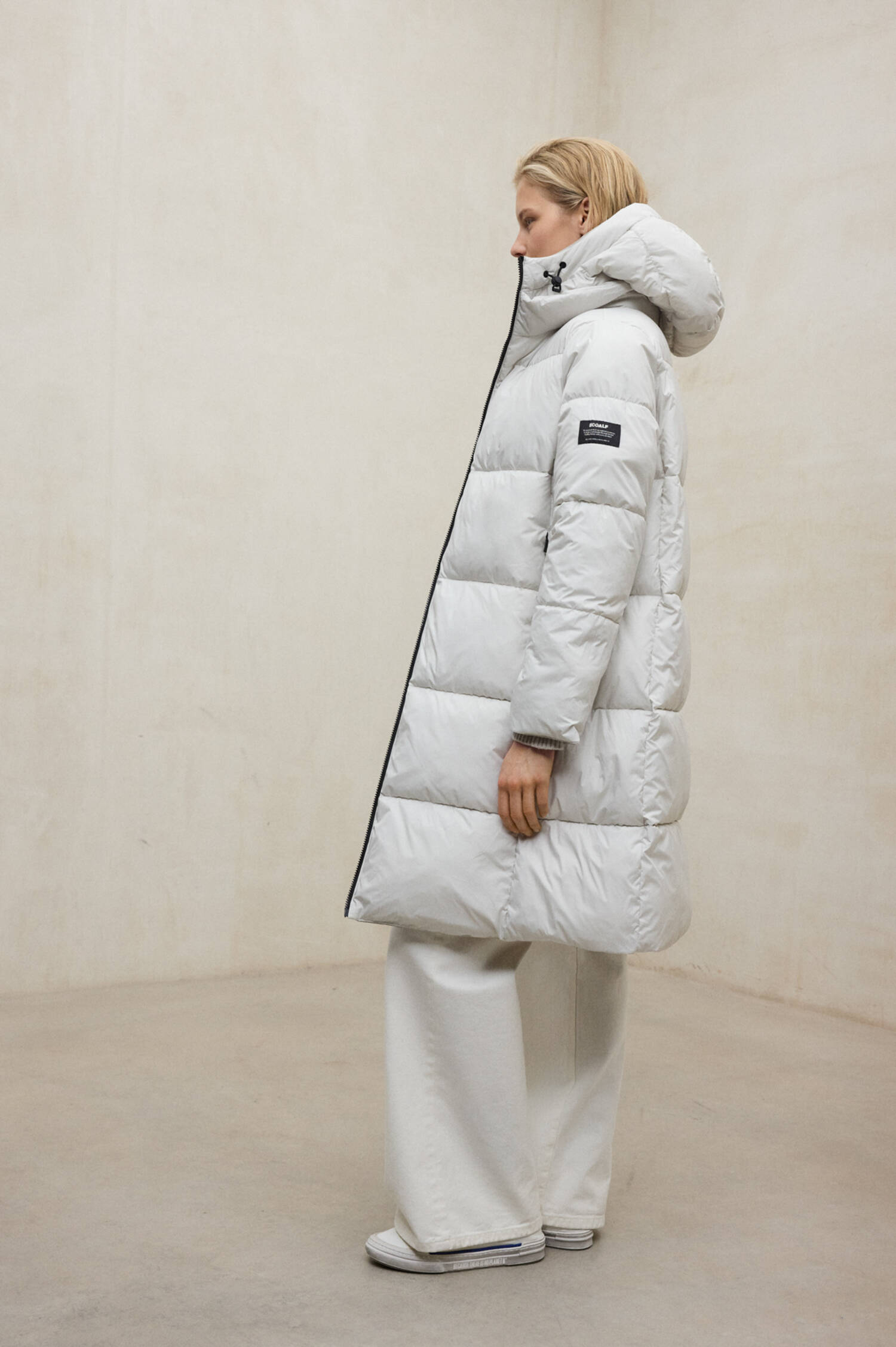 Wendemantel BARU in Weiß/Beige