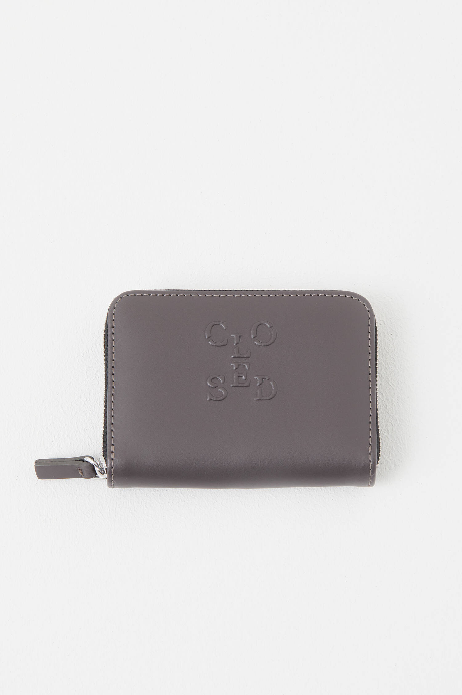 Kleine Leder-Brieftasche in Taupe Kleine Leder-Brieftasche in Taupe