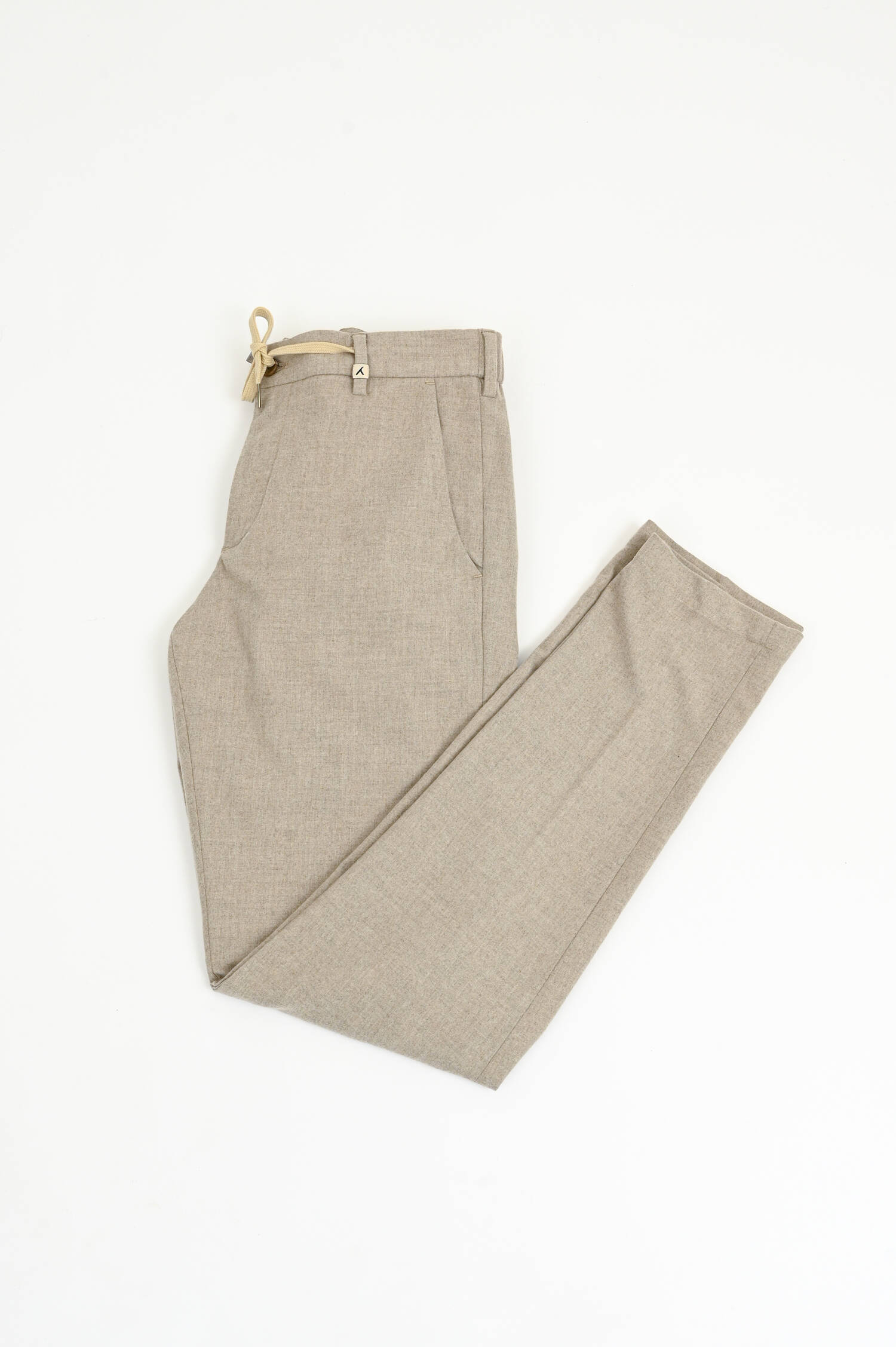 Woll-Optik Hose in Beige