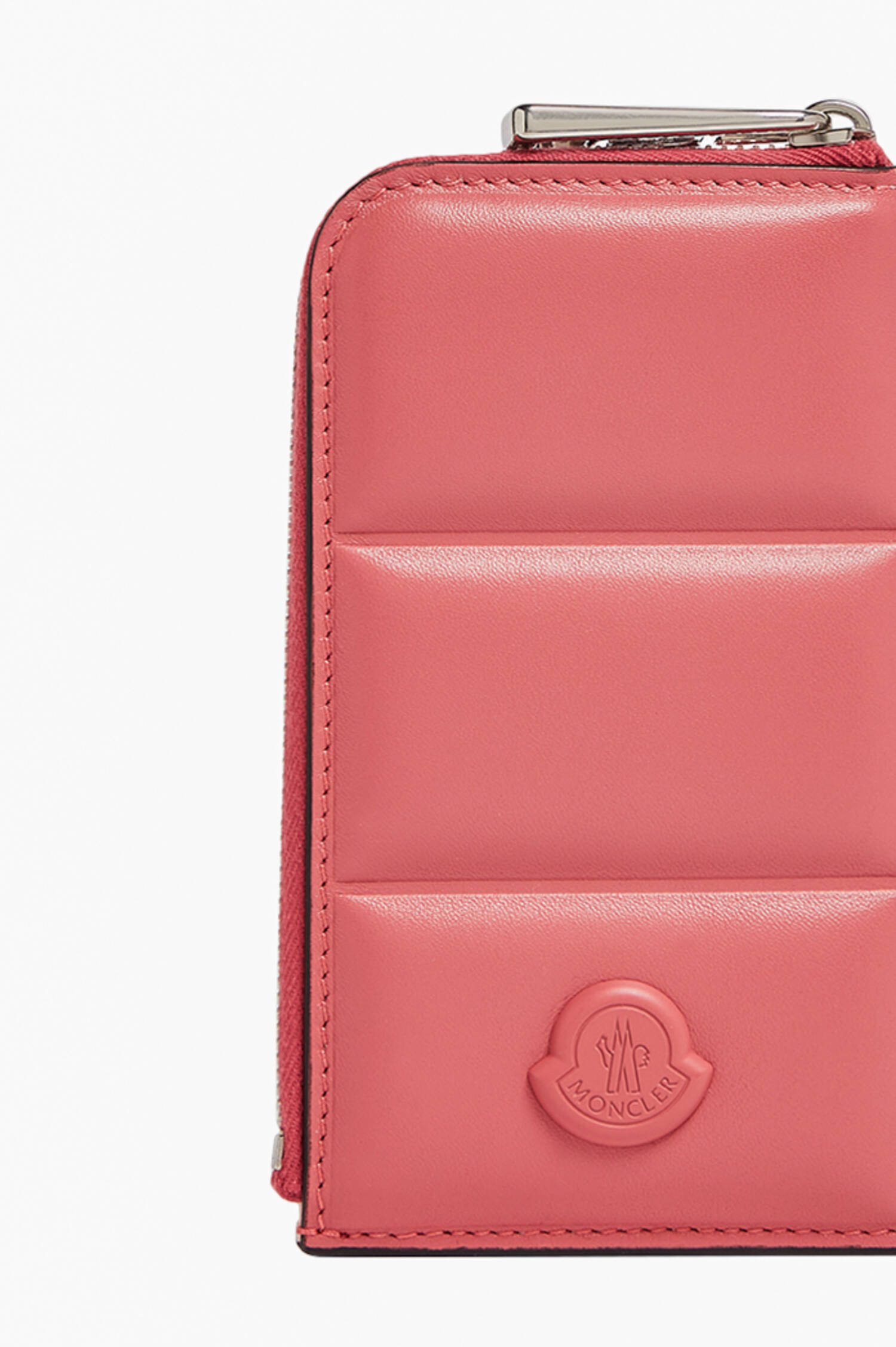 Kartenetui aus Leder in Altrosa