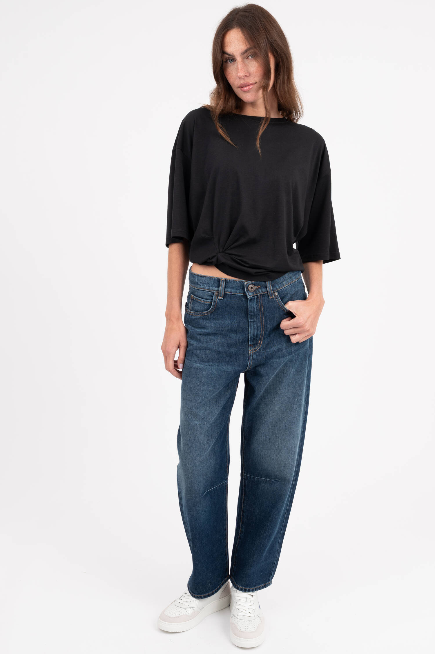 Barrel Jeans CADUCA in Dunkelblau Barrel Jeans CADUCA in Dunkelblau